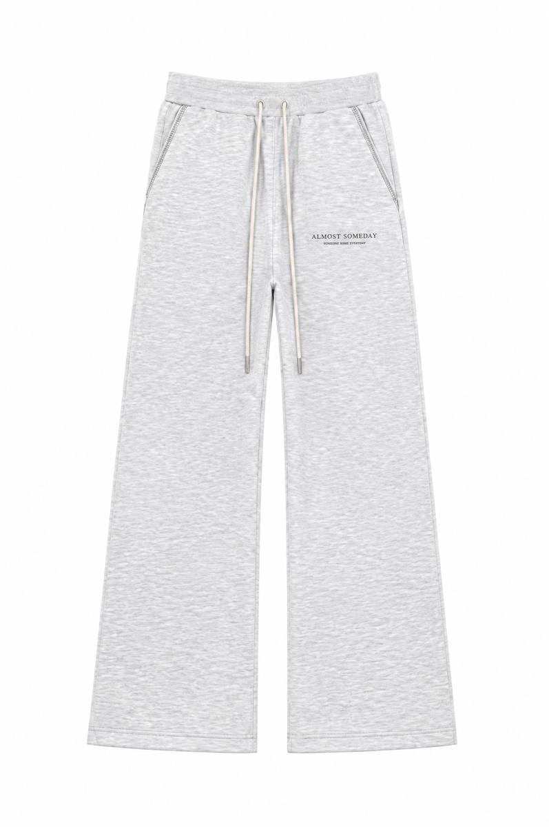 Almost Someday Smoke Flare Bottoms – Heather Gray