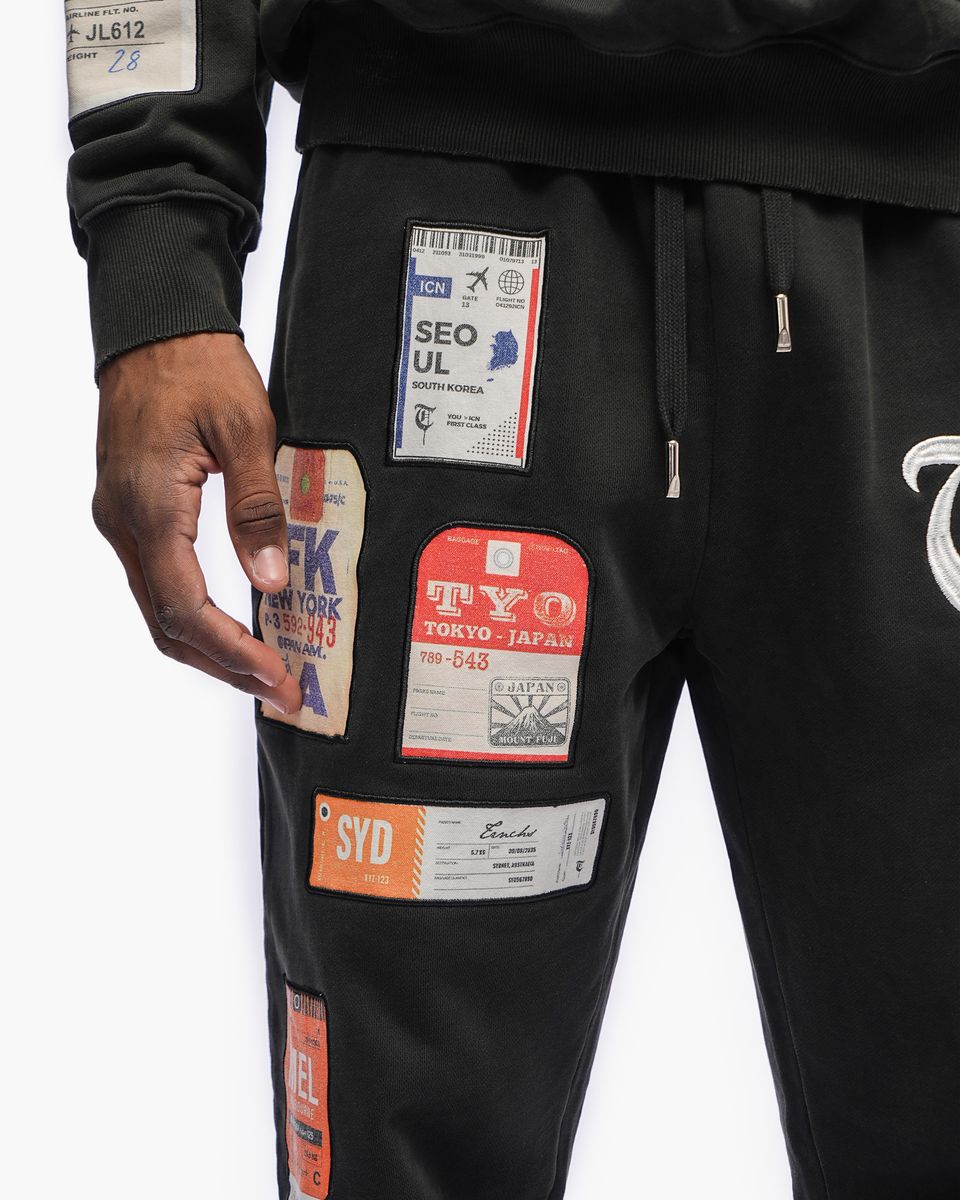Airmail Black Pants