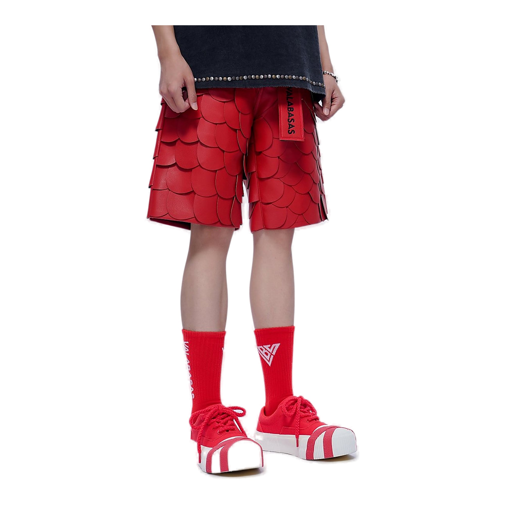 Valabasas Scales Shorts - Layered Panels