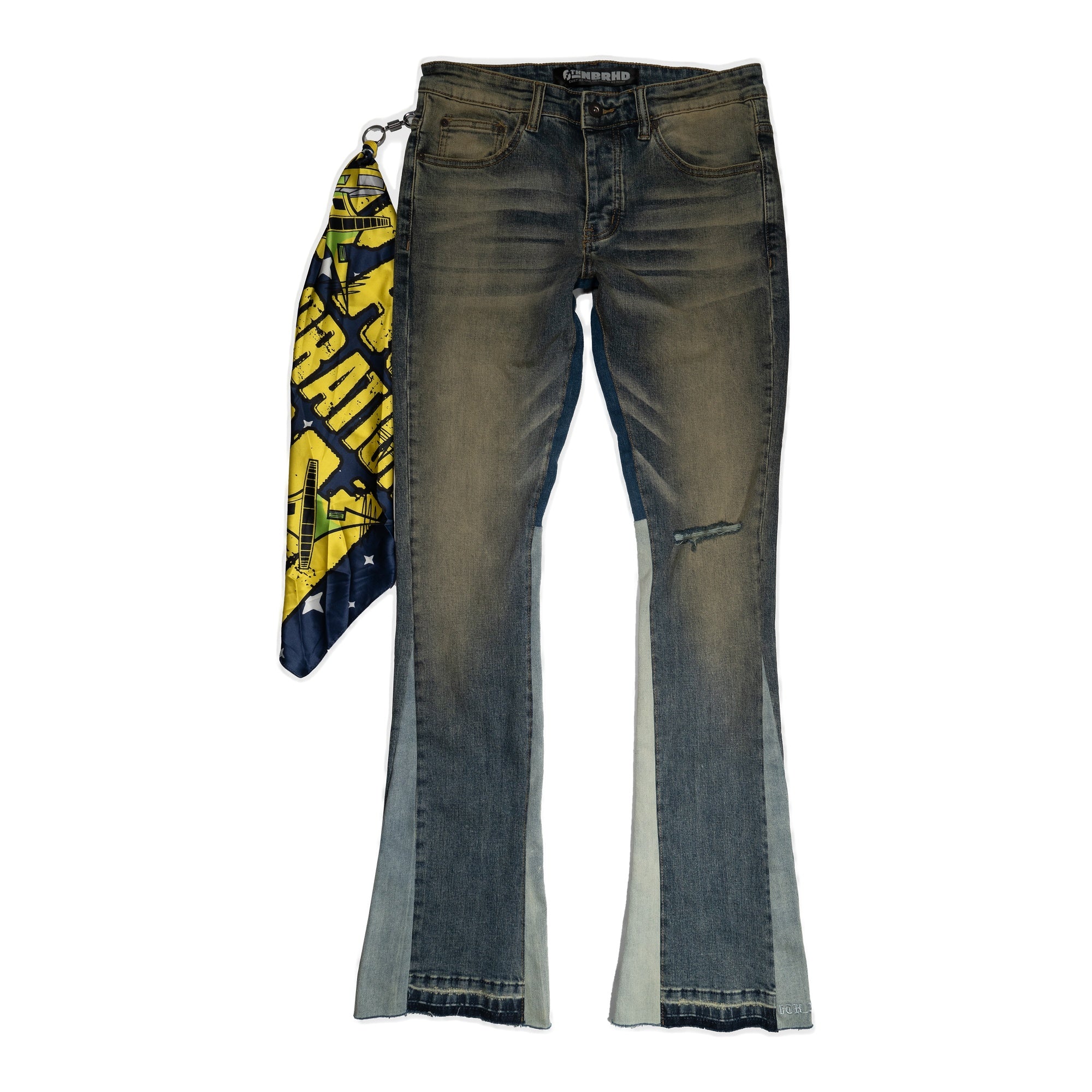 6Th Nbrhd Wolf River Men's Jeans - Faded Blue