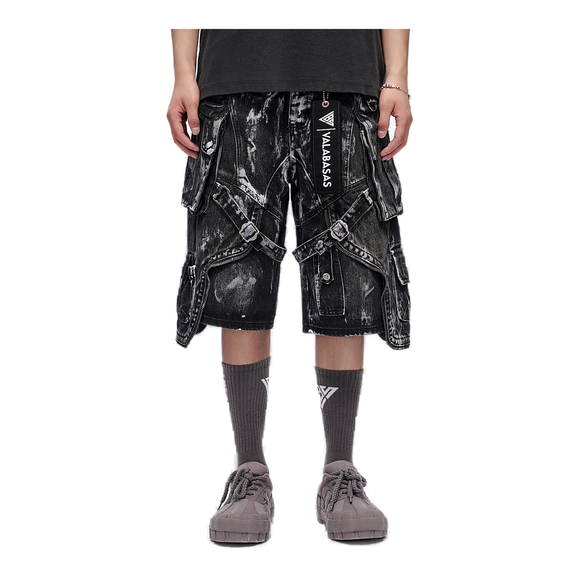 Valabasas Distressed Cargo Shorts - Heavyweight