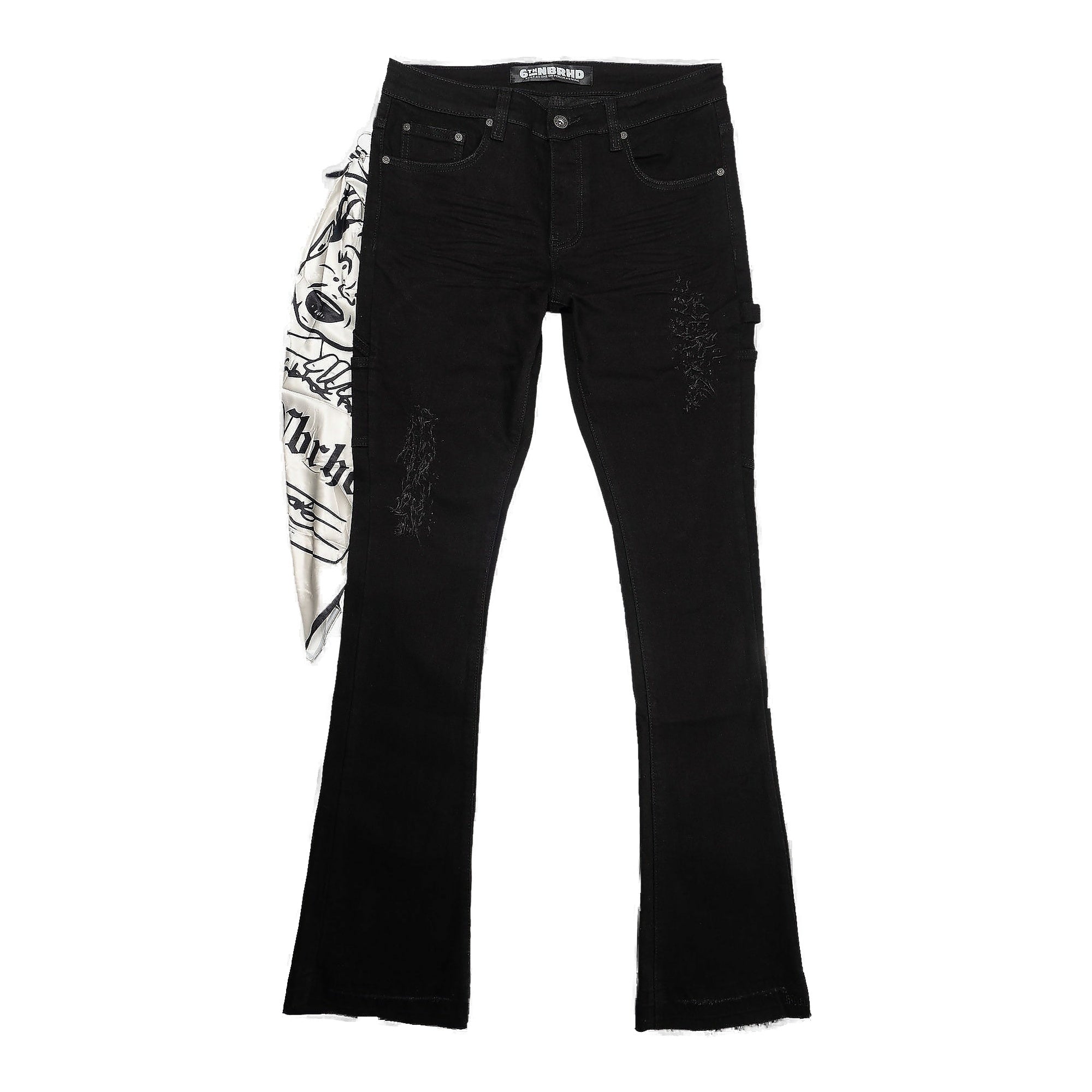 6Th Nbrhd Classic Men's Jeans - Black