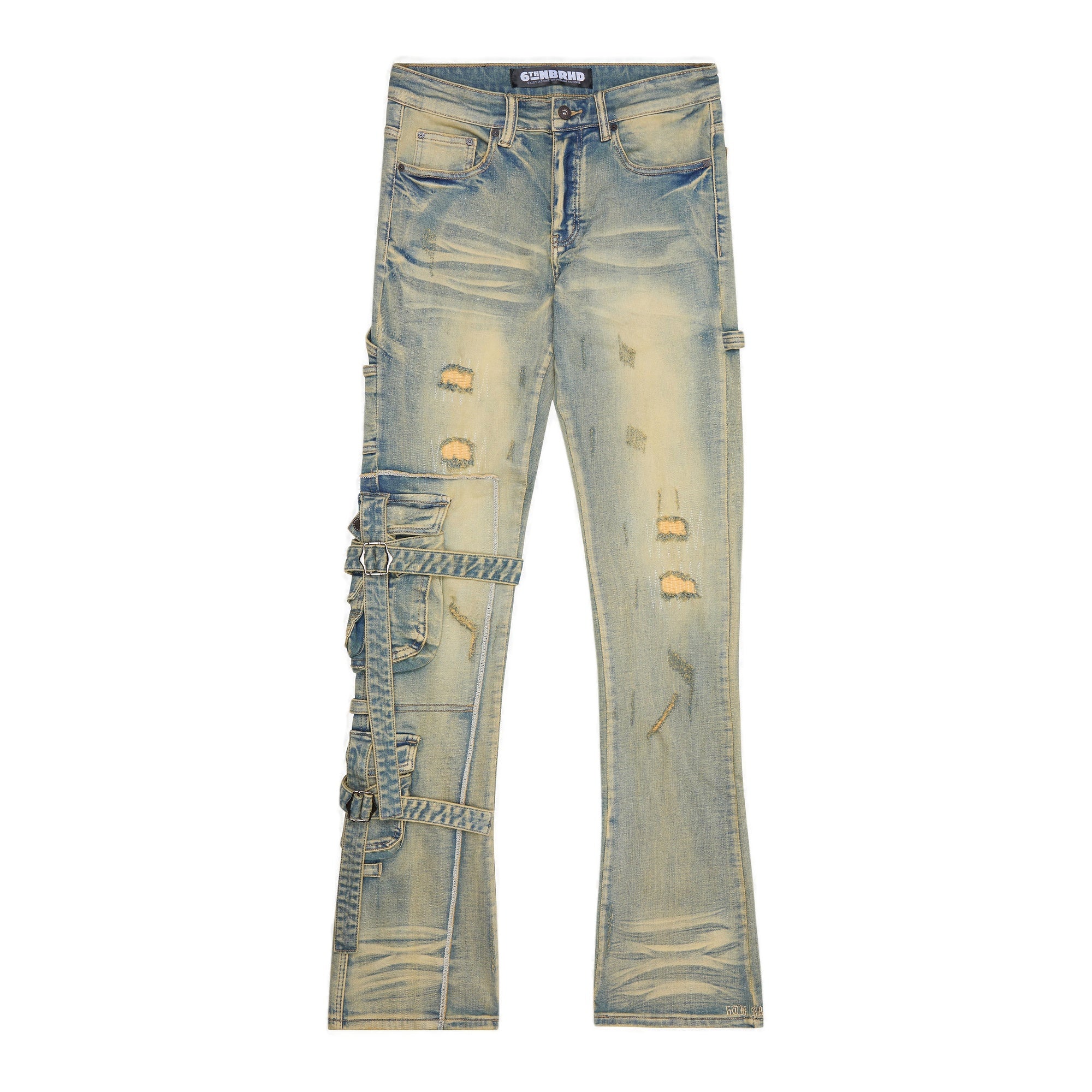 6Th Nbrhd Loaded Men's Jeans - Light Wash