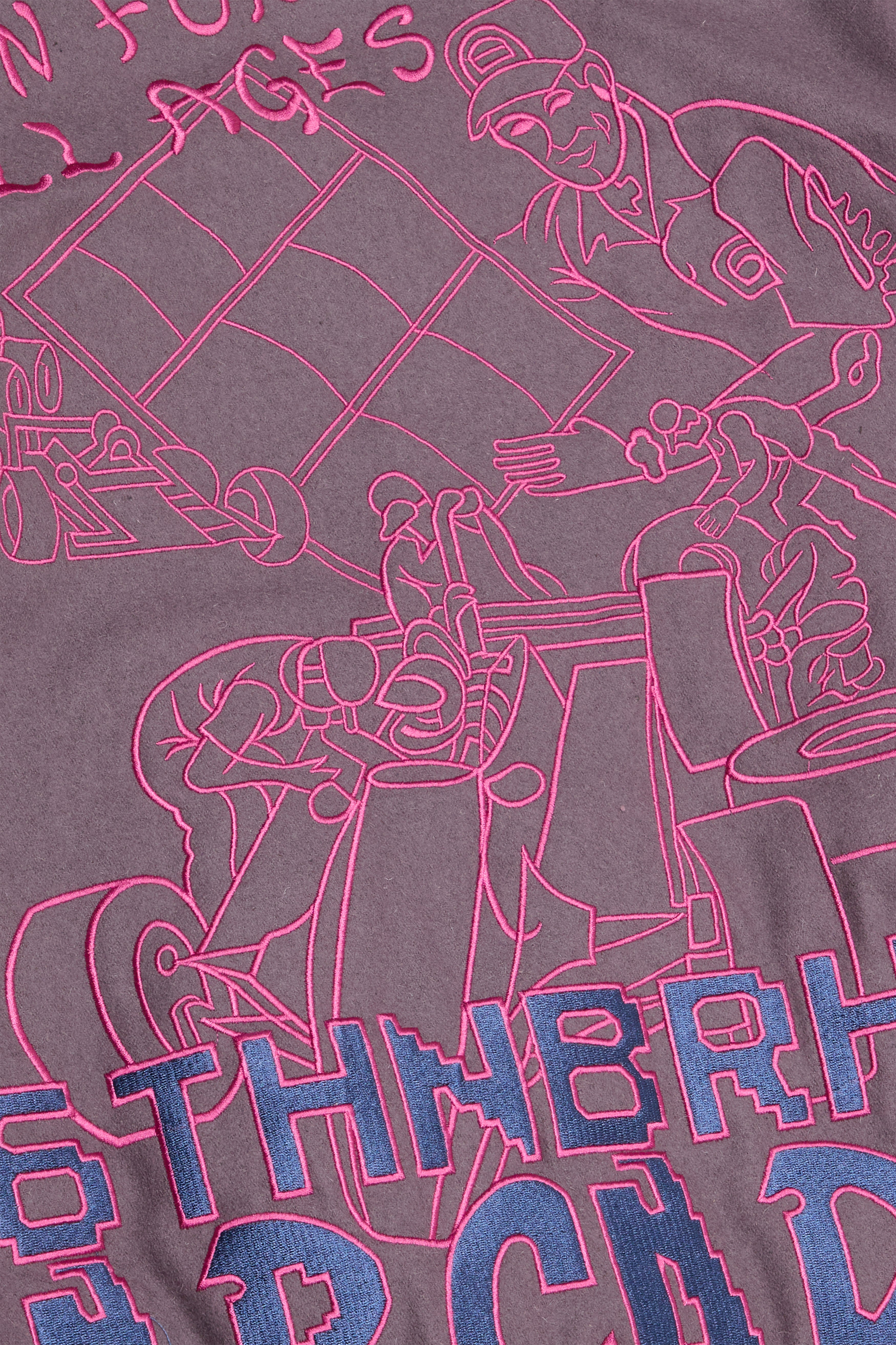 6Th Nbrhd Digital Men's Jacket - Purple