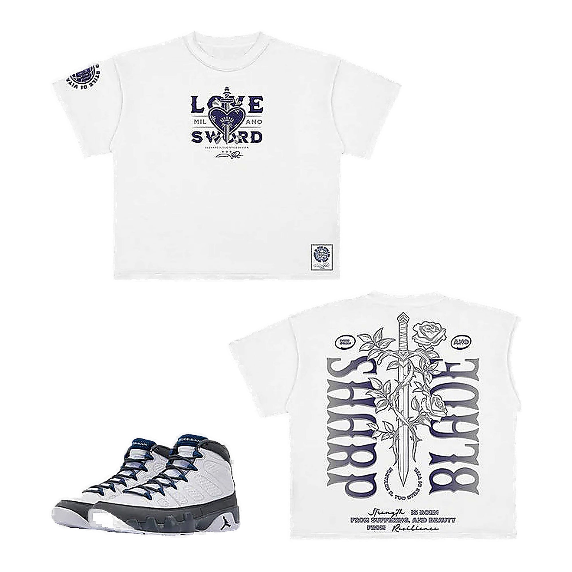 Premium Love Sword T-Shirt - Graphic