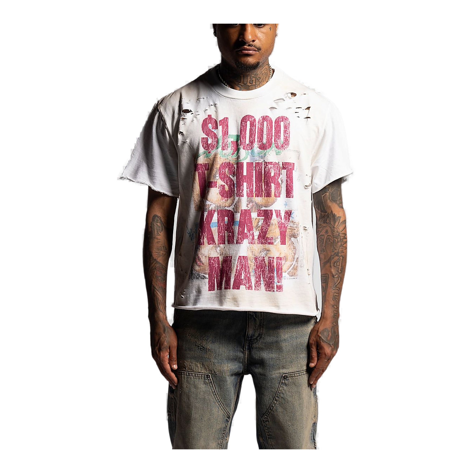 Krazy Ambition Price Tag T-Shirt - Distressed