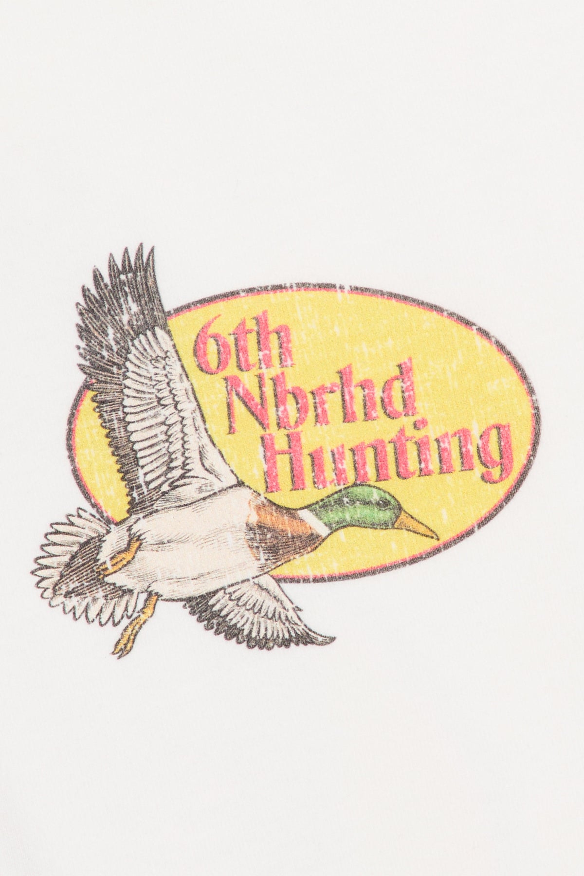 6Th Nbrhd Hunting Men's T-Shirt - White