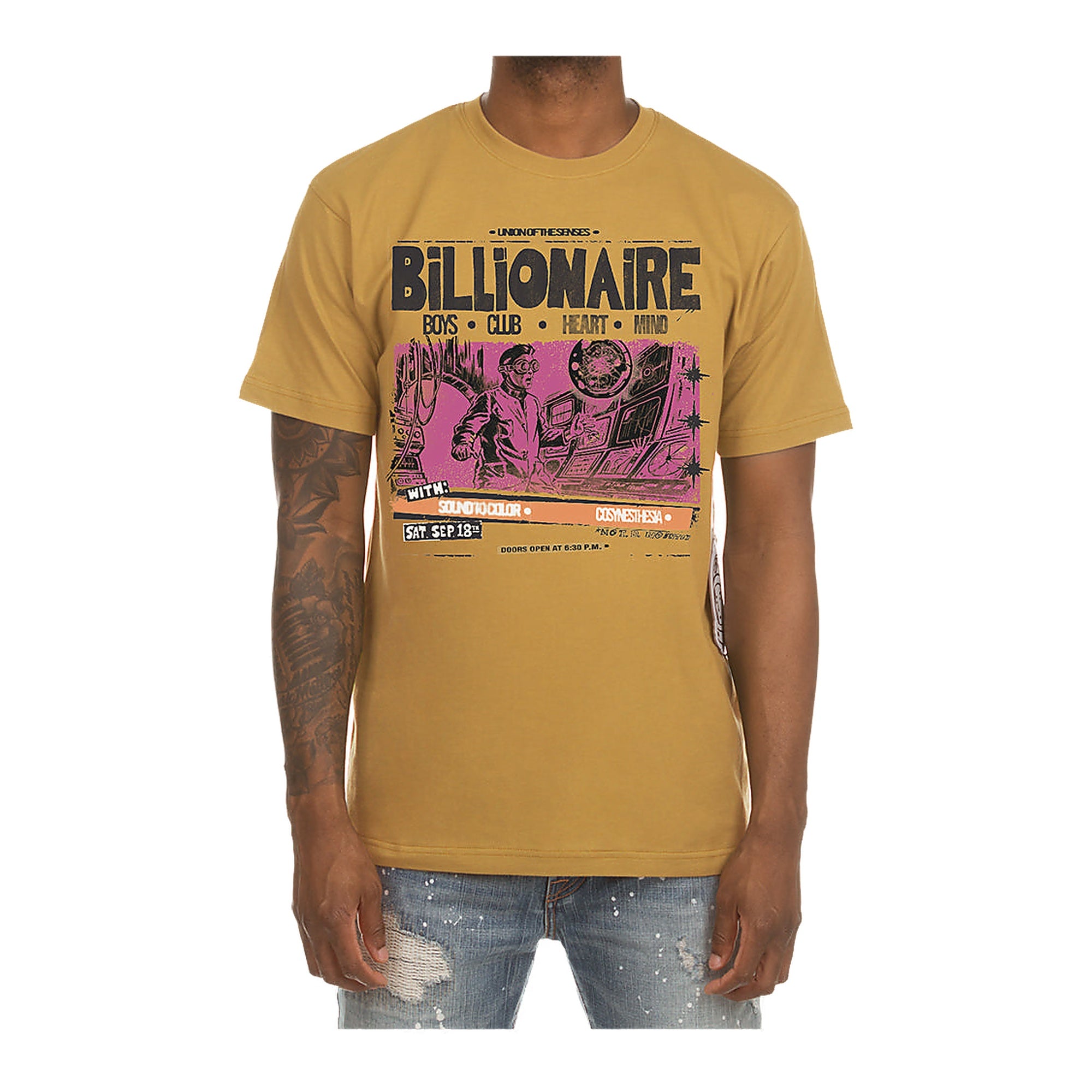 Billionaire Boys Club Labworks Ss Tee Men's T-Shirt - Brown