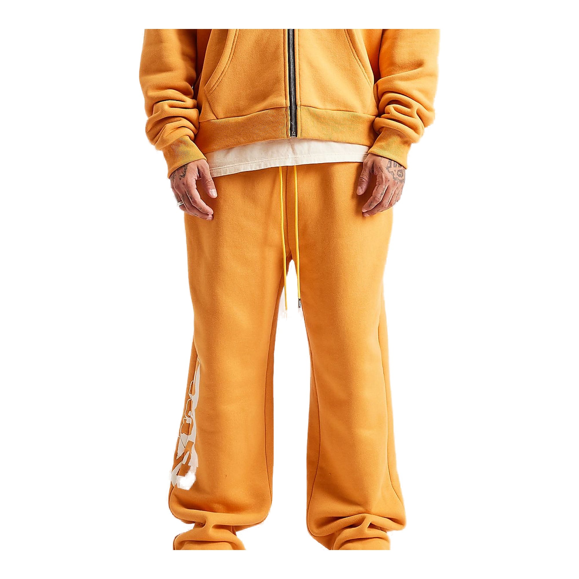 Diet Starts Star Sweatpants - Orange