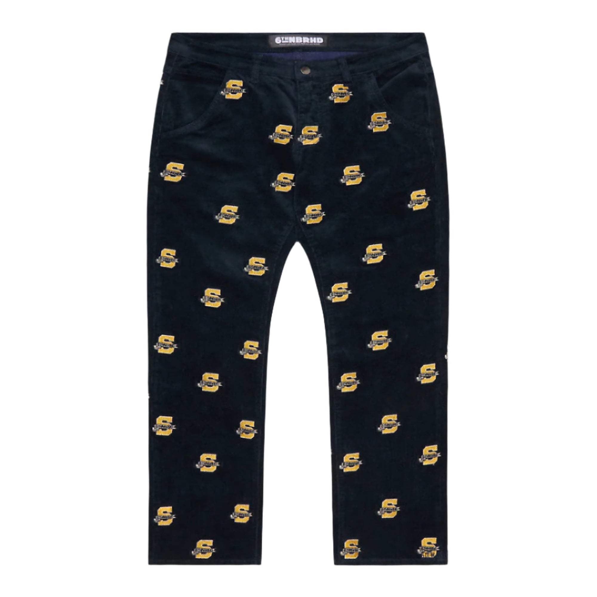 6Th Nbrhd "Slacks" Pants - Embroidered