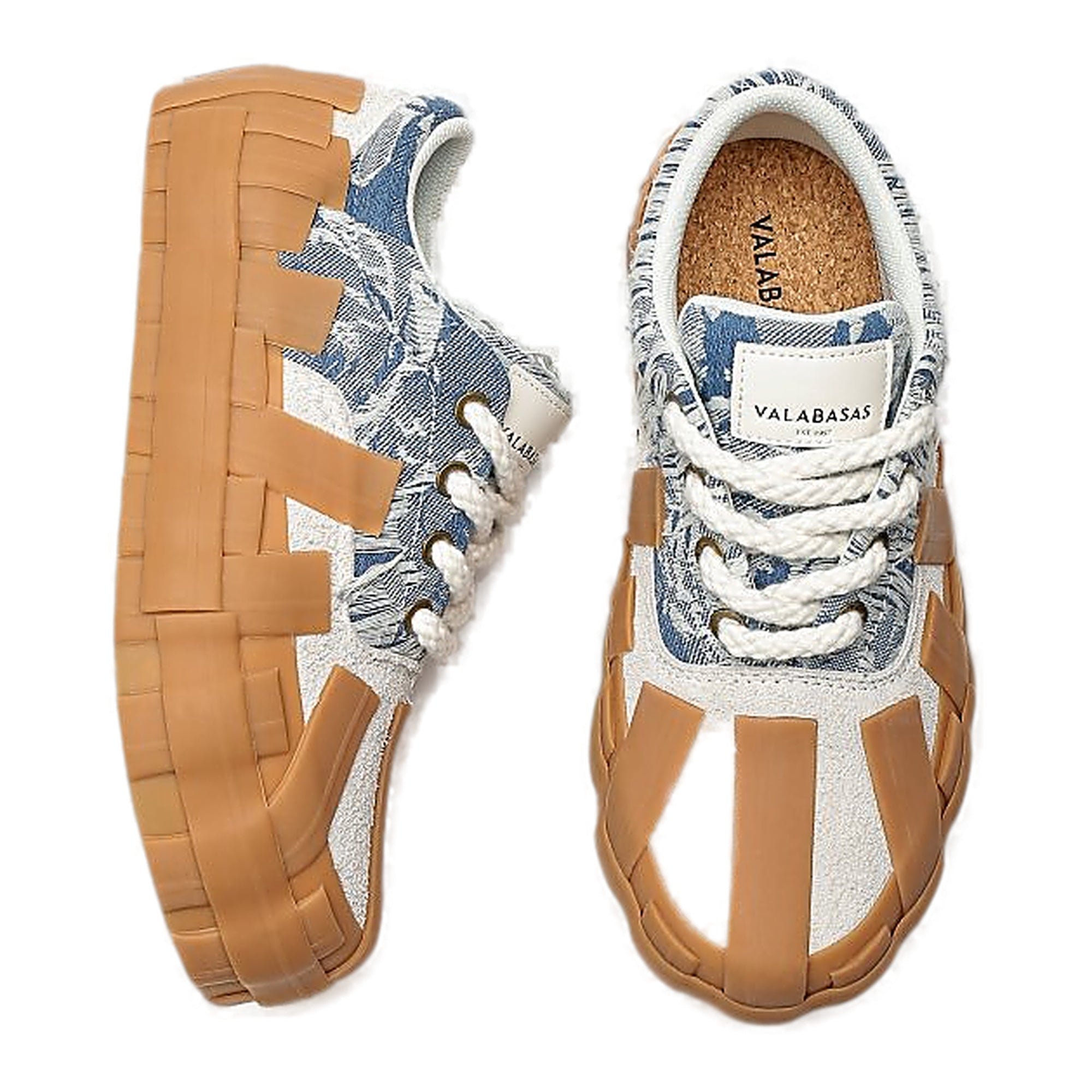 Valabasas Yuratsu Sneakers - Distressed Denim
