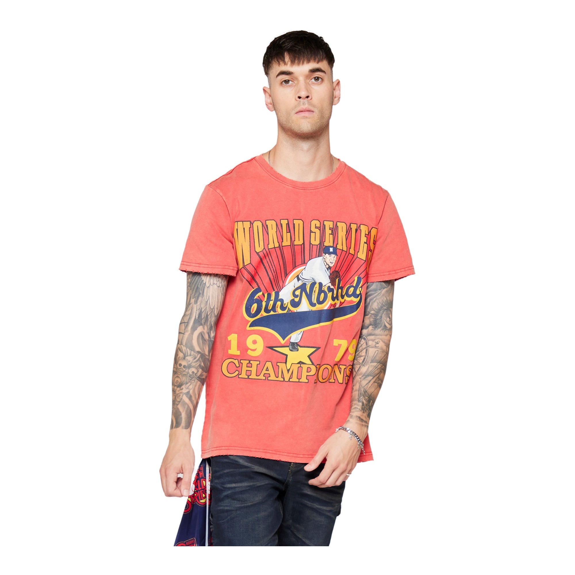 6Th Nbrhd Series Men's T-Shirt - Red