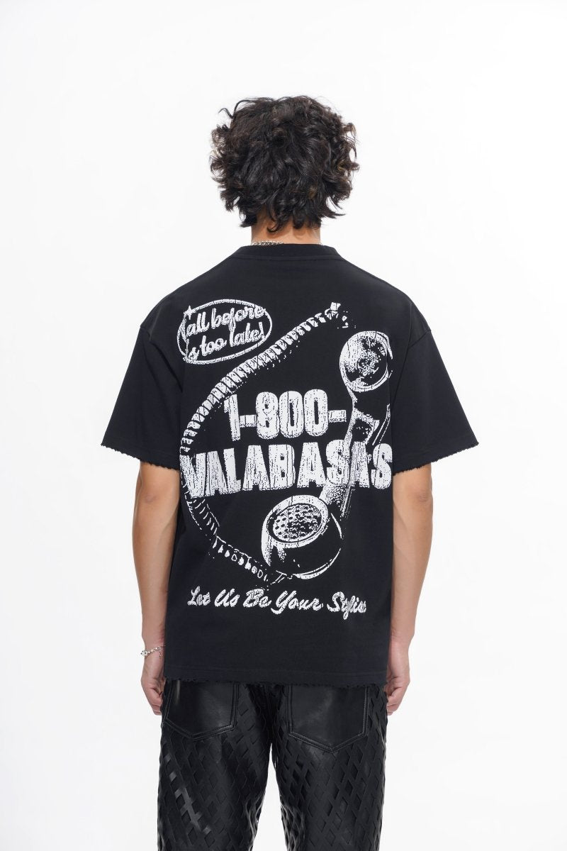 1 - 800 Tee Black - Valabasas