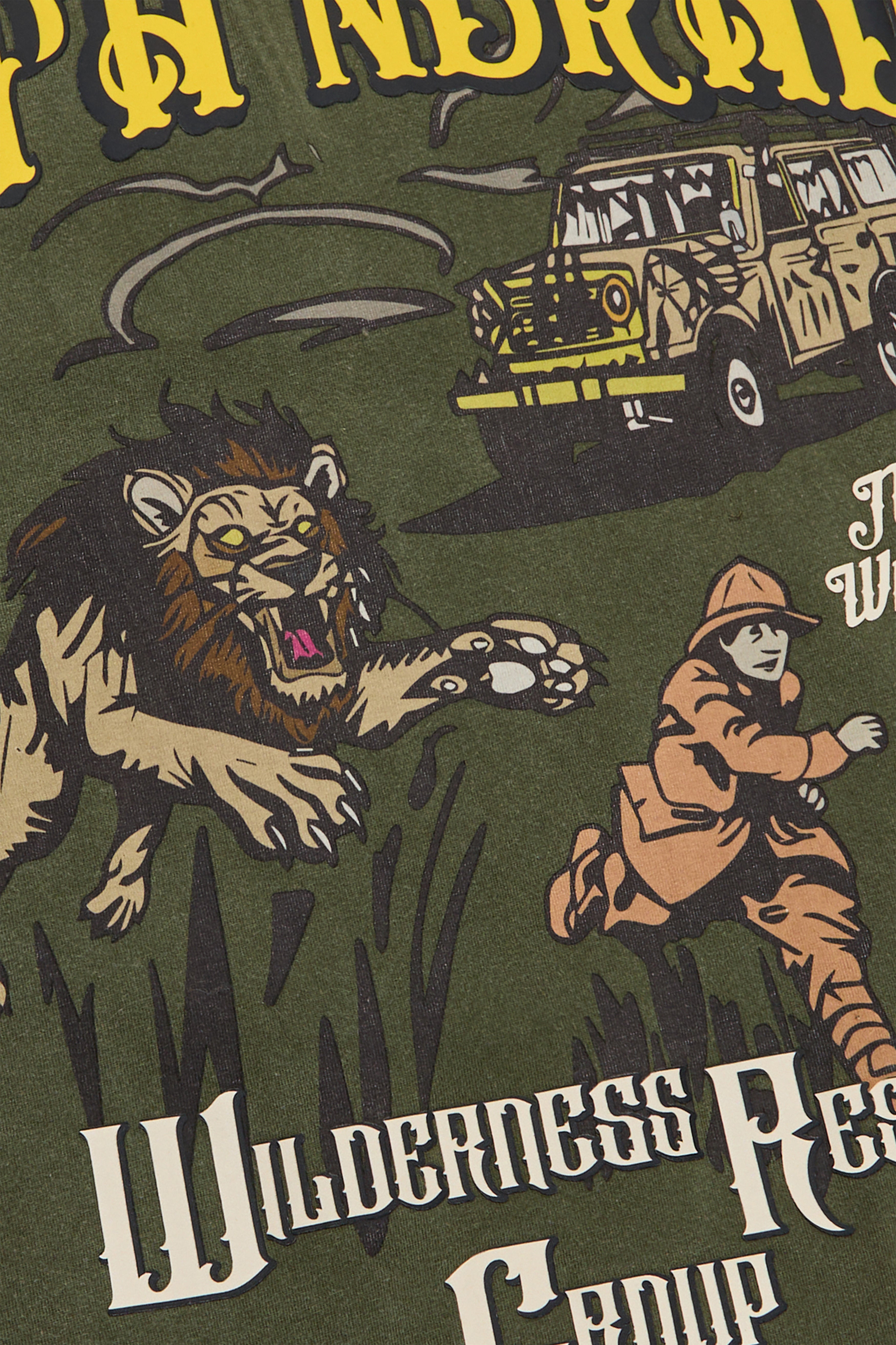 6Th Nbrhd Wilderness Men's T-Shirt - Olive