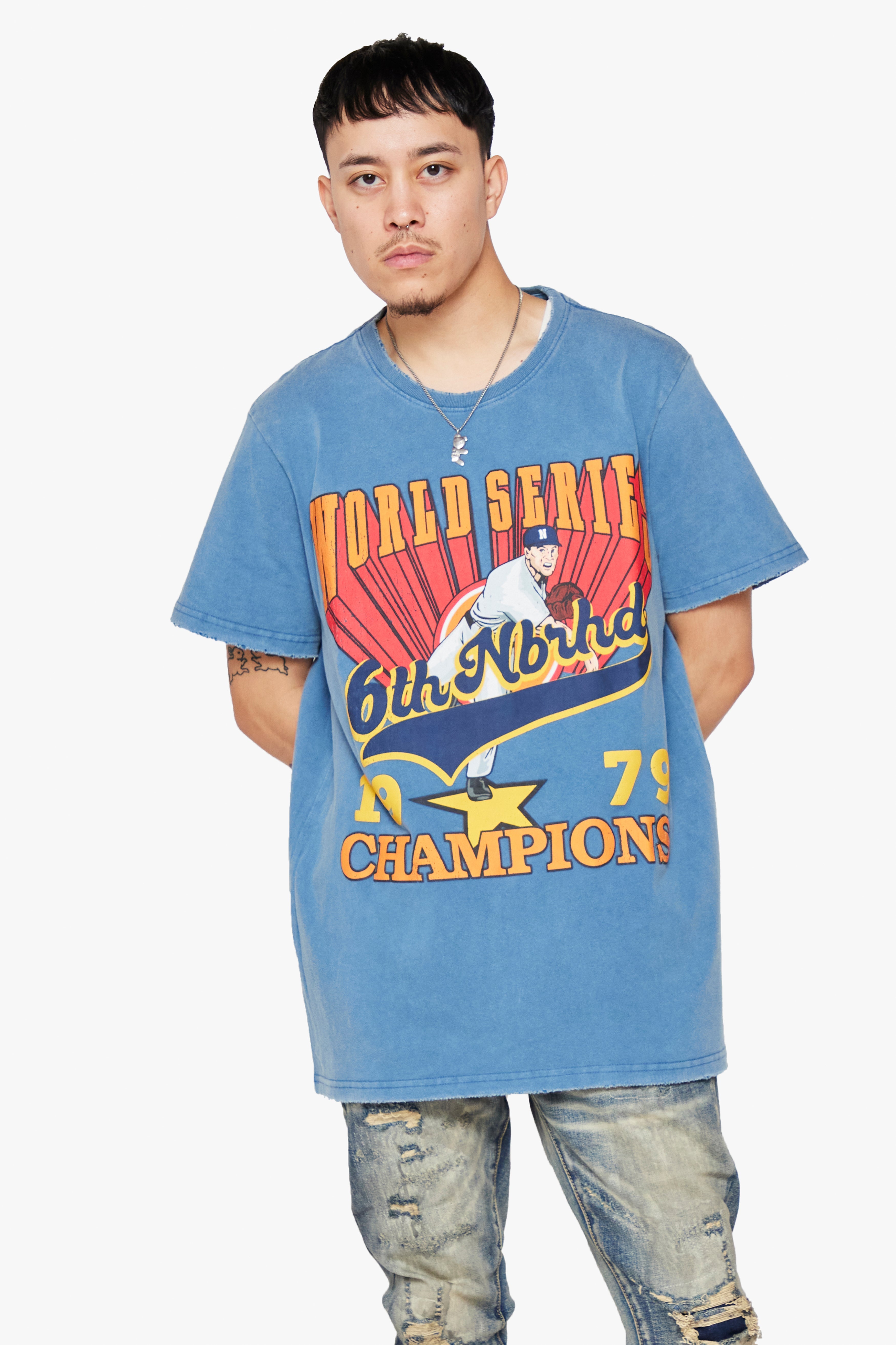 6Th Nbrhd Series Men's T-Shirt - Blue