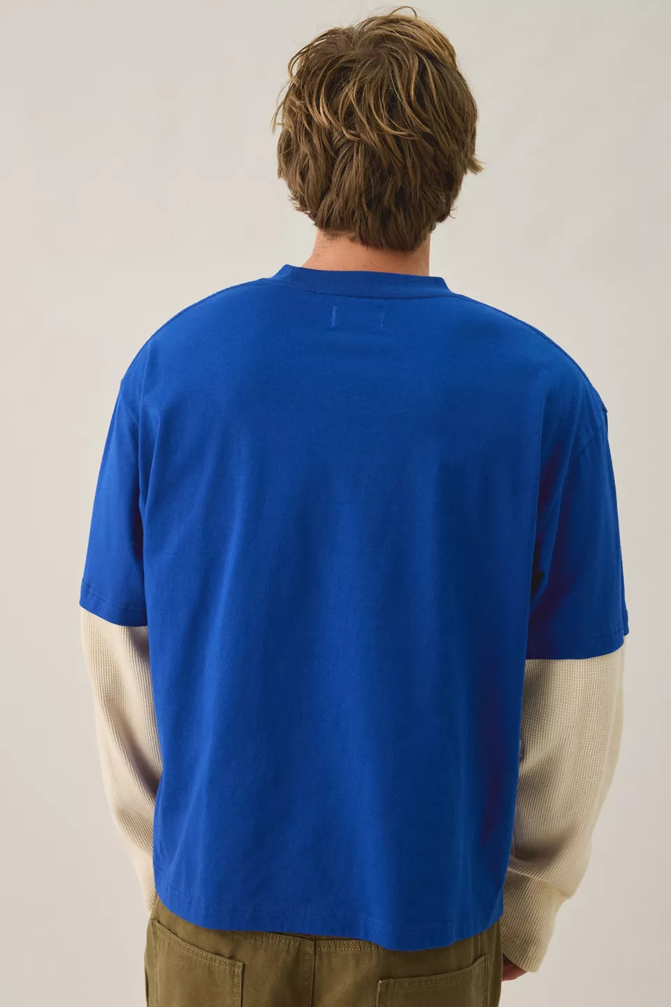 Honor Double Sleeve Tee - Royal Blue