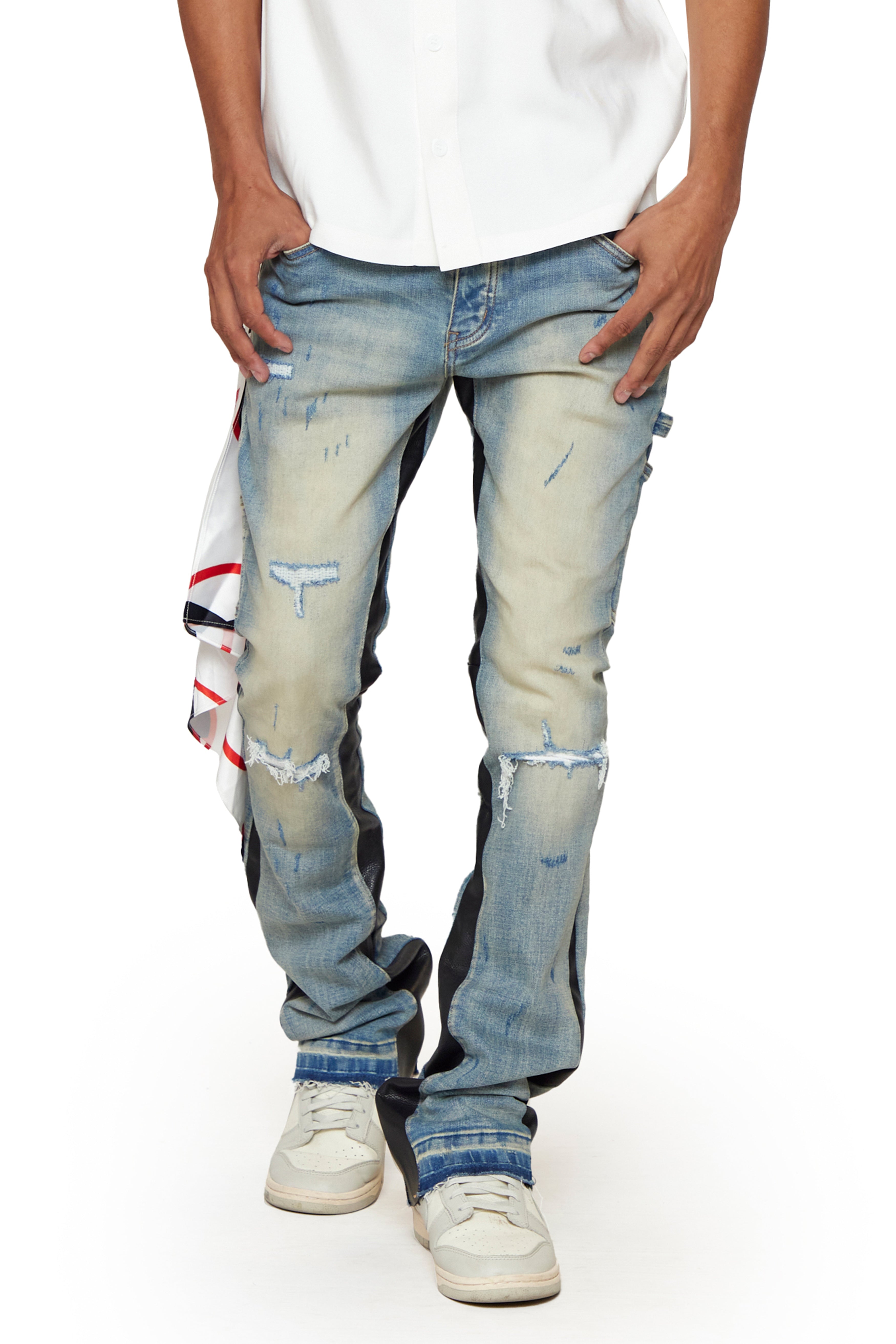 6Th Nbrhd Graveyard Men's Jeans - Light Wash