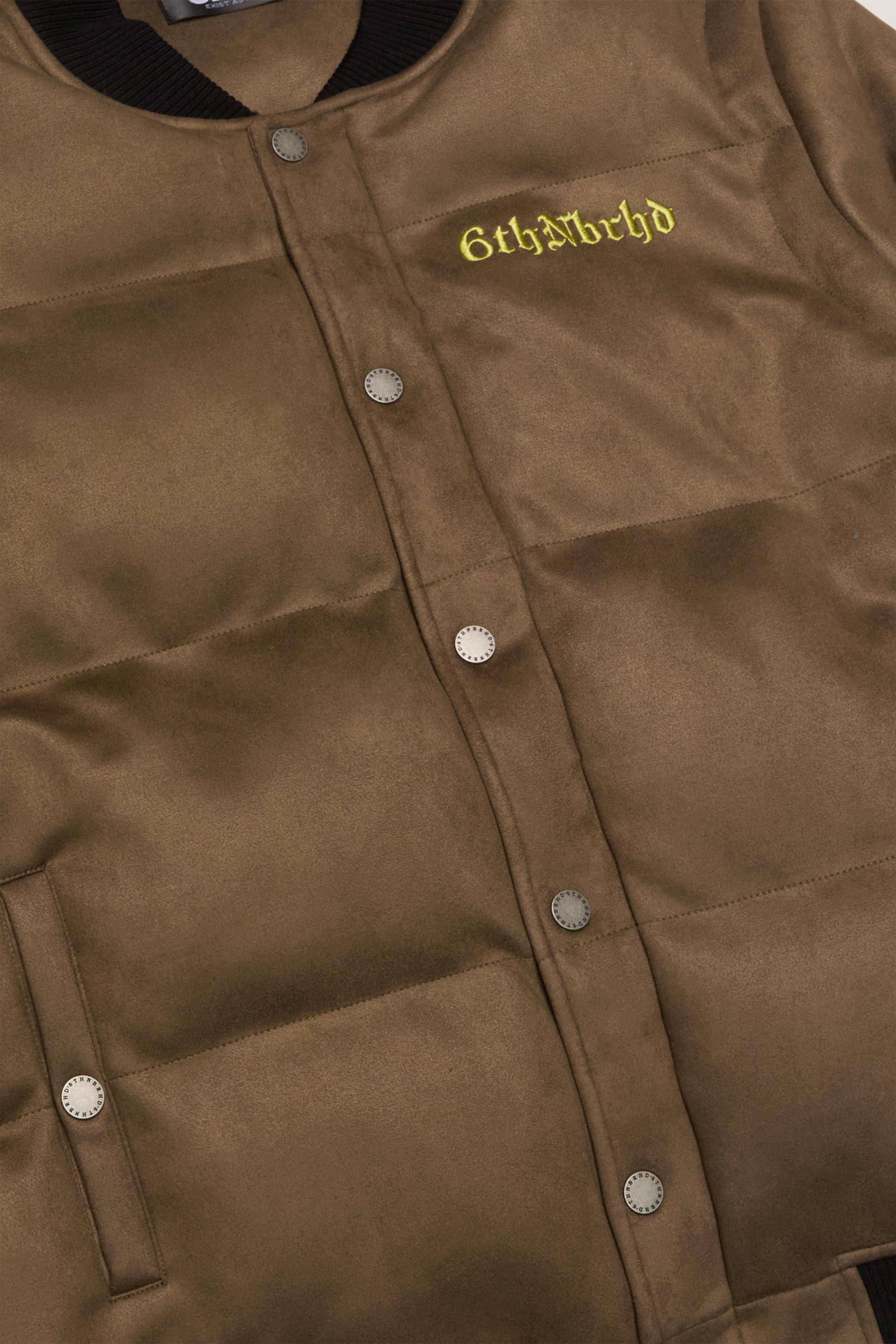 6Th Nbrhd Headlines Men's Jacket - Brown