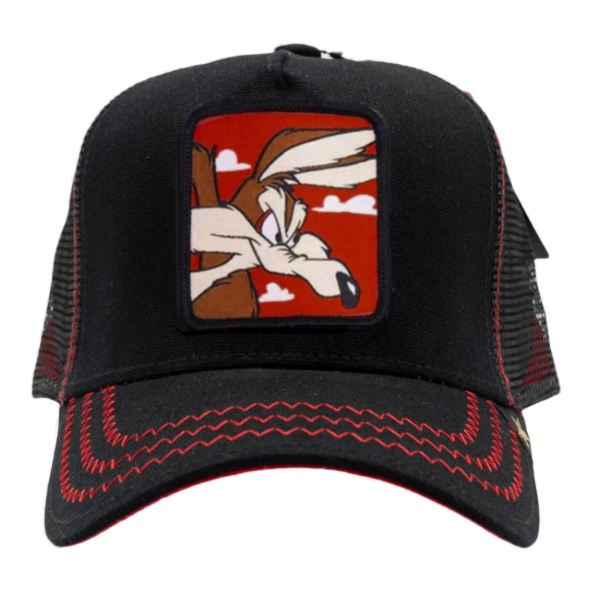 Gold Star Coyote Trucker Hat - Black