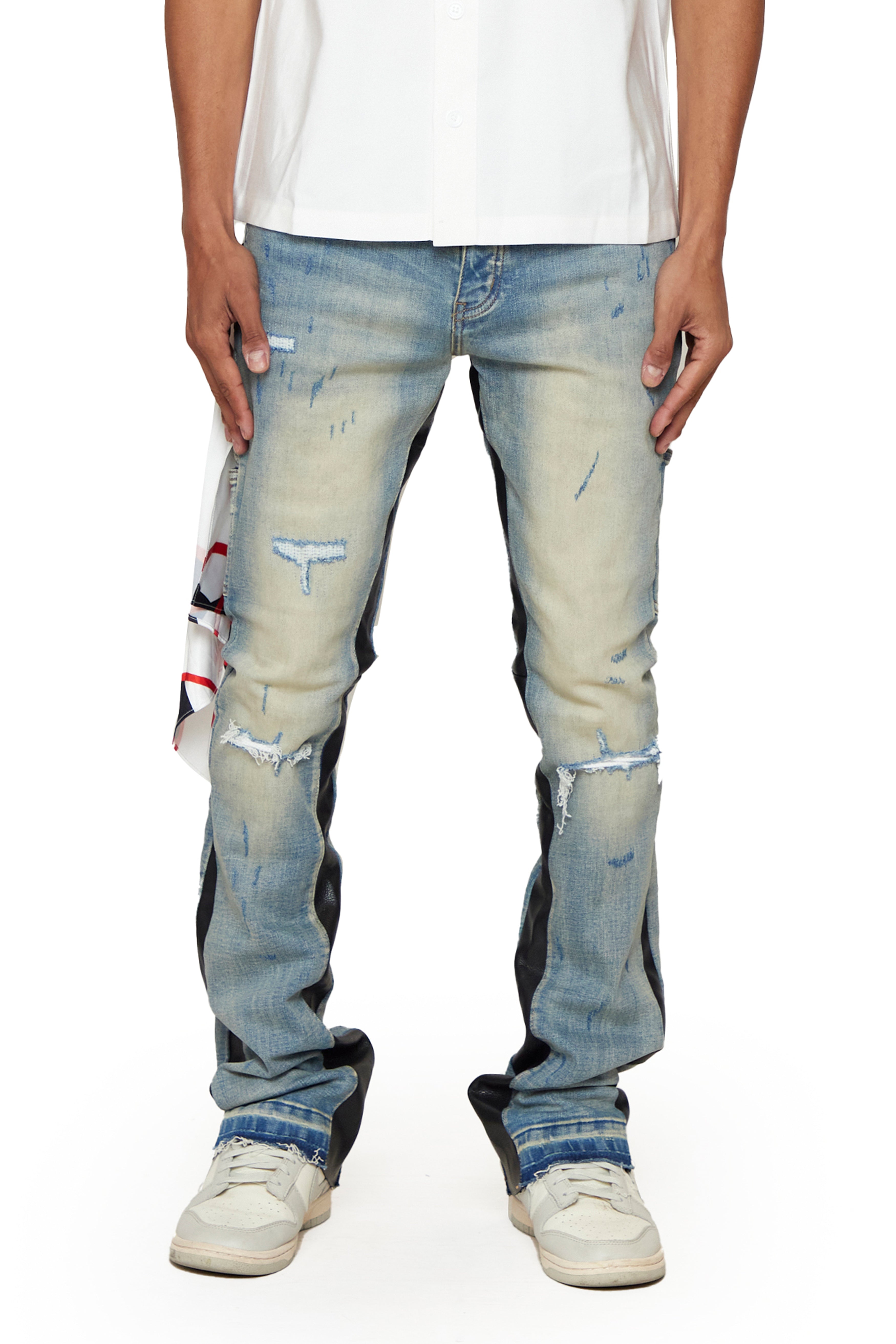 6Th Nbrhd Graveyard Men's Jeans - Light Wash