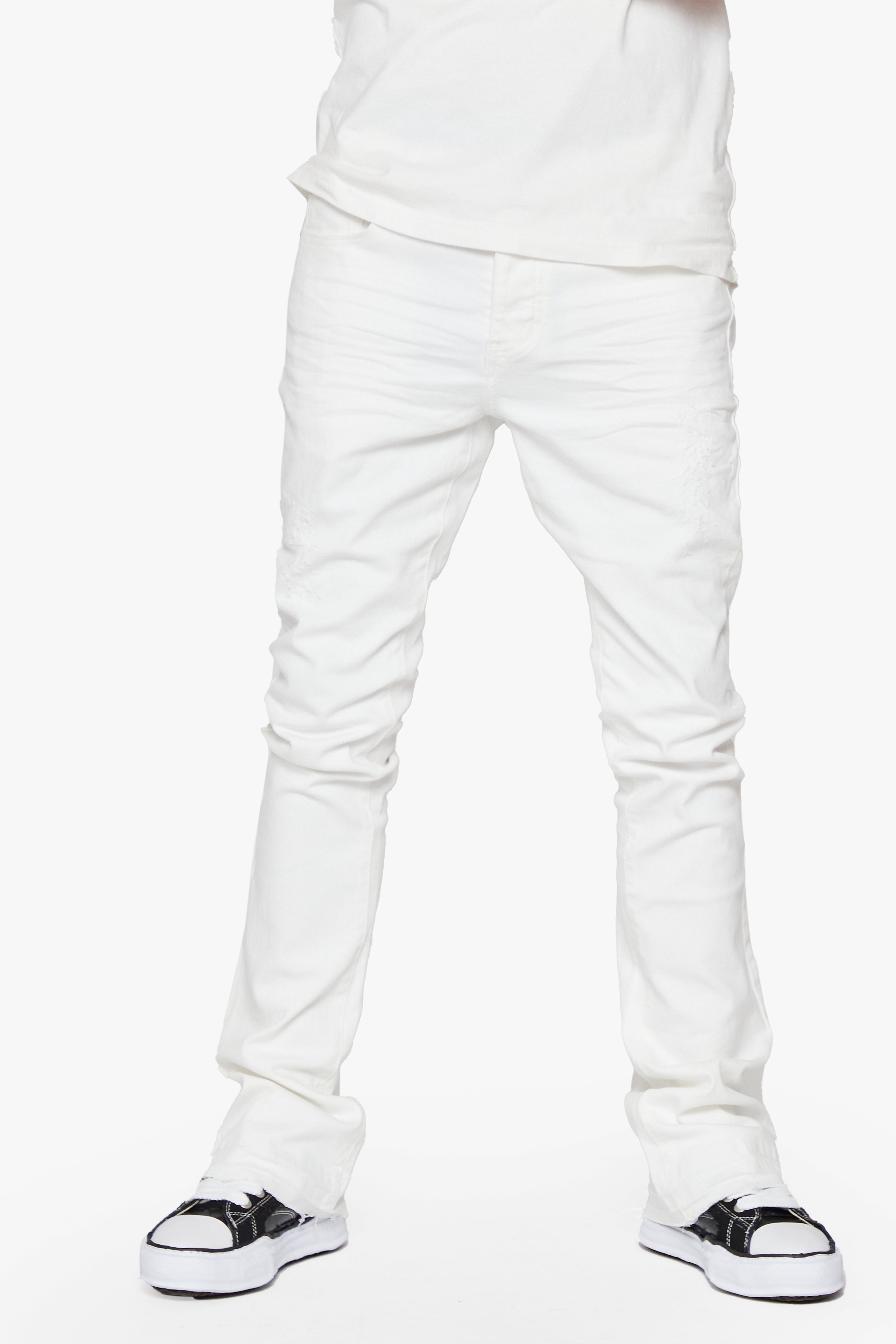 6Thneighborhood Logo Jeans - Stacked