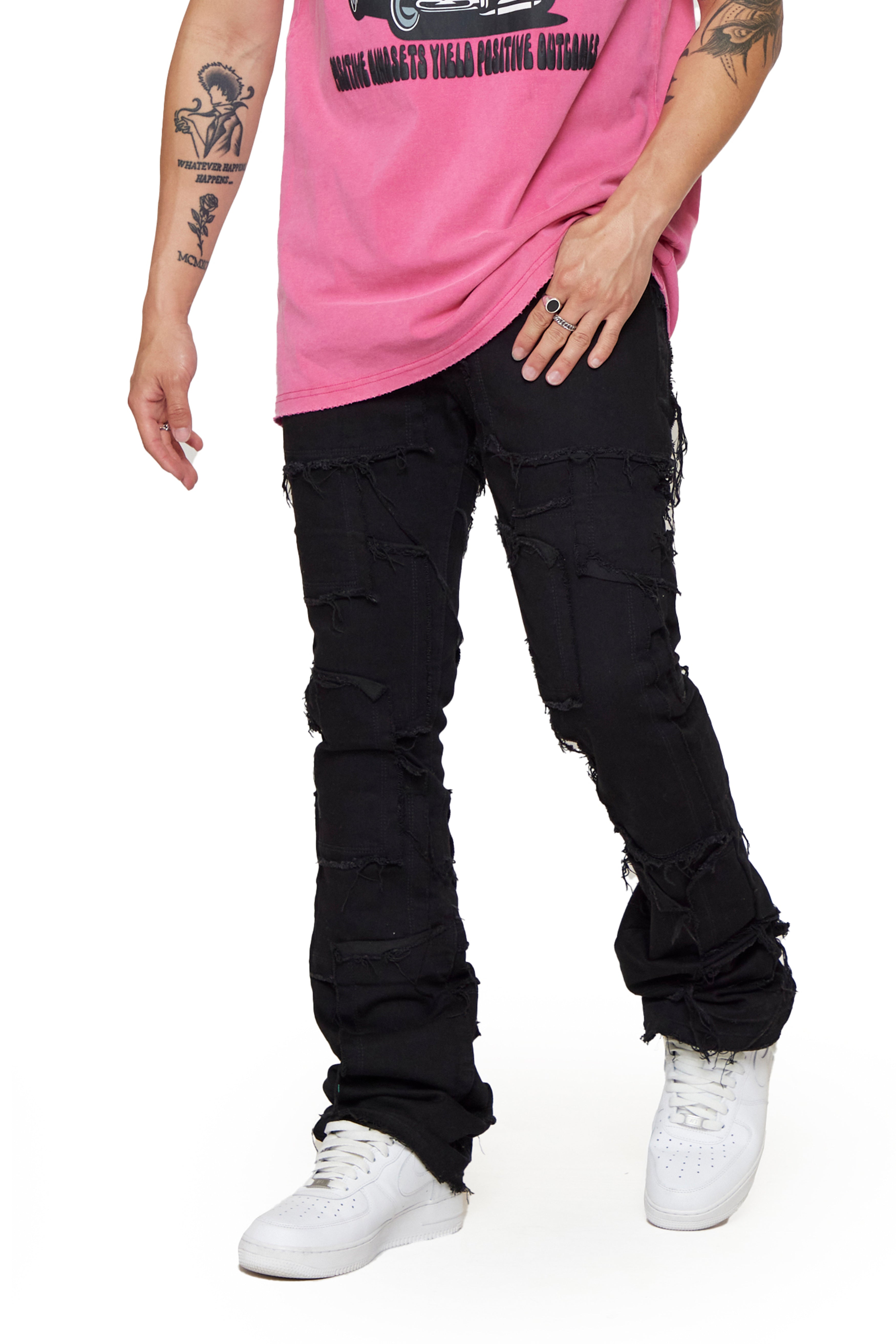 6Th Nbrhd Lupin Men's Jeans - Black