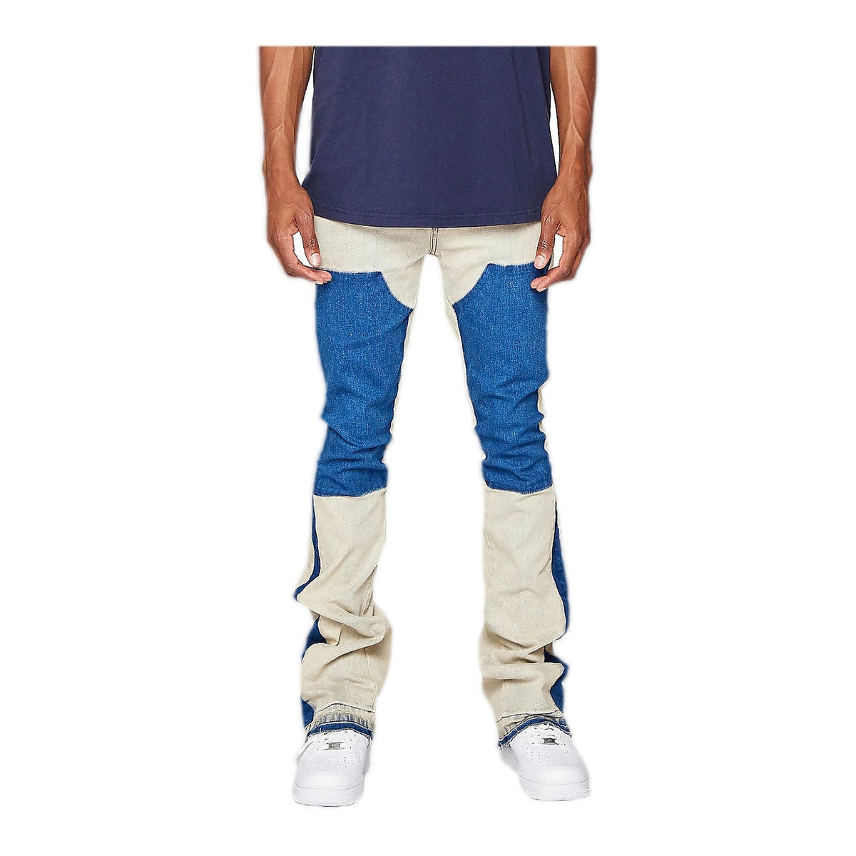 Anom "Flashka" Denim Jeans - Patchwork