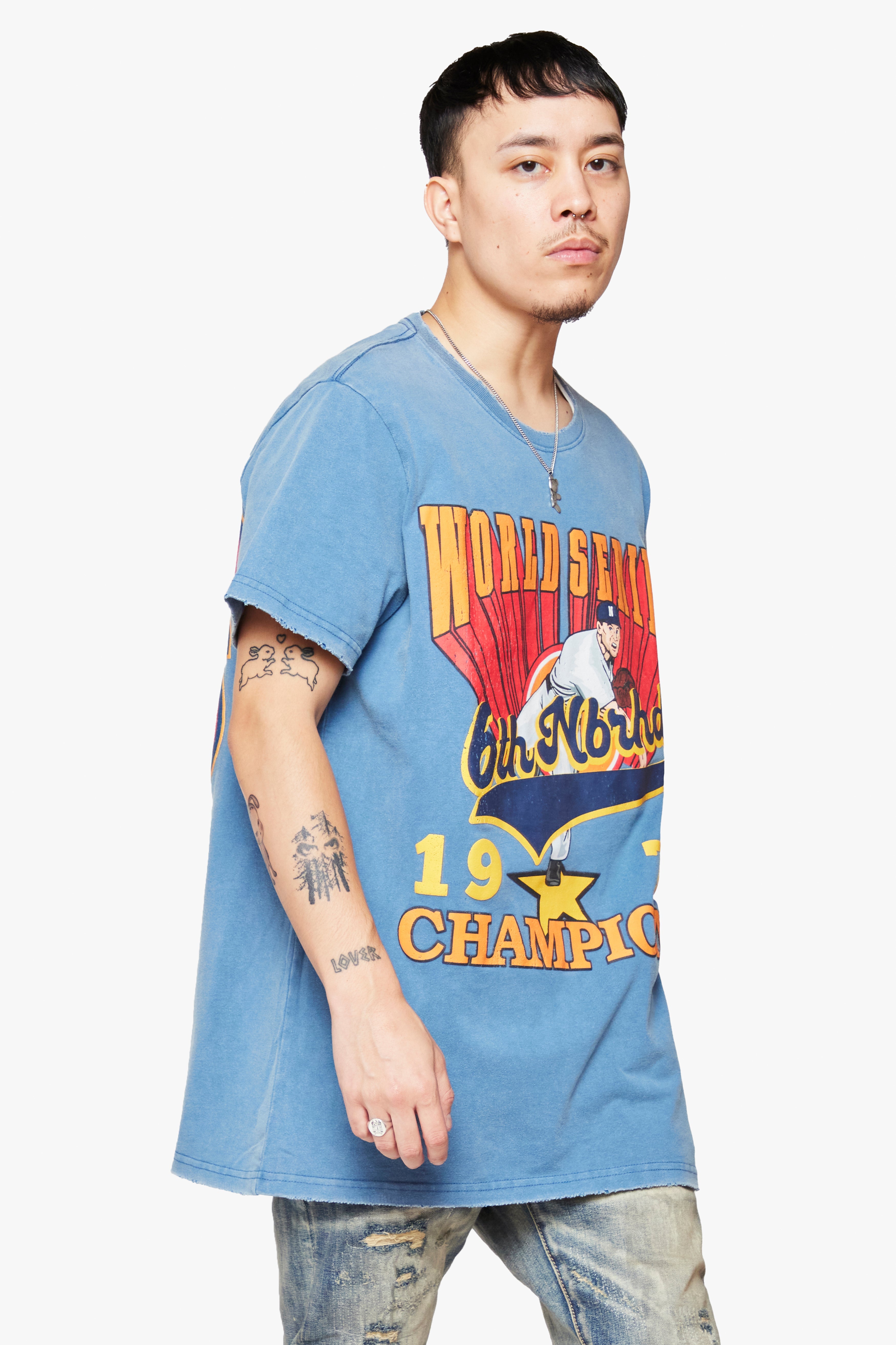 6Th Nbrhd Series Men's T-Shirt - Blue
