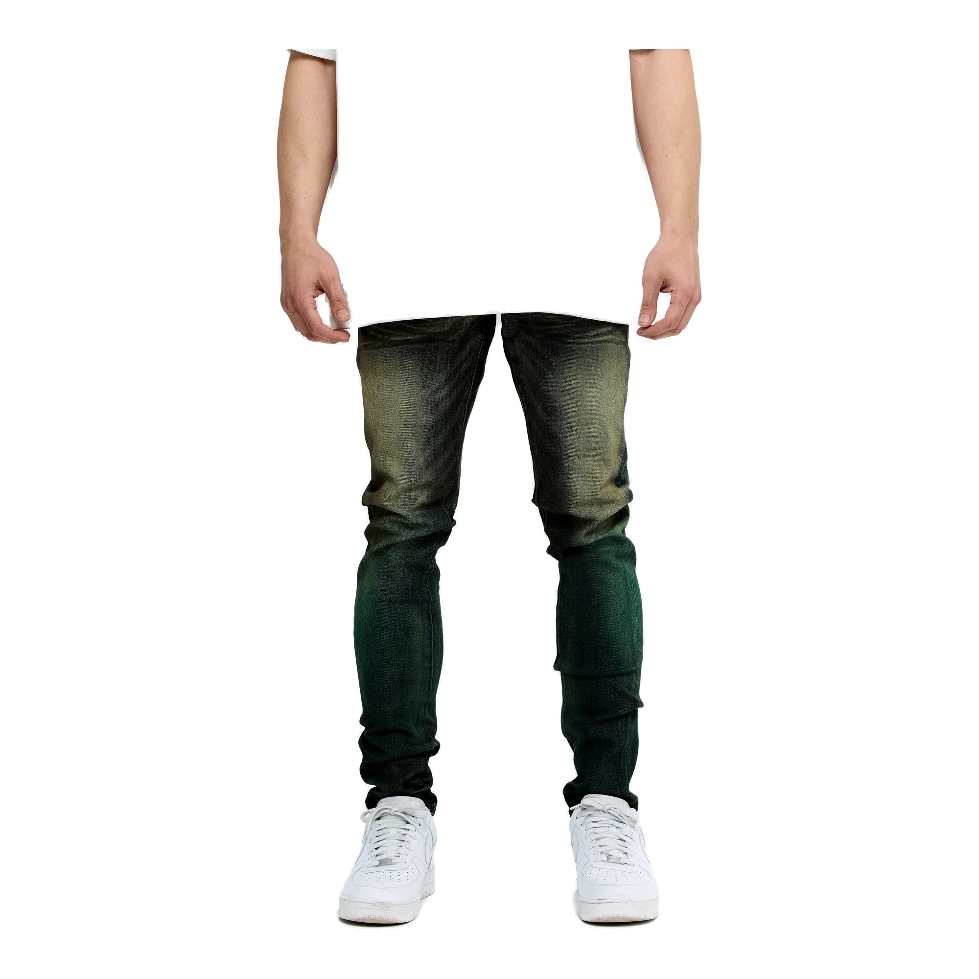 Valabasas Mr. Flex Skinny G-Vintage Blue Men's Jeans - Green Wash