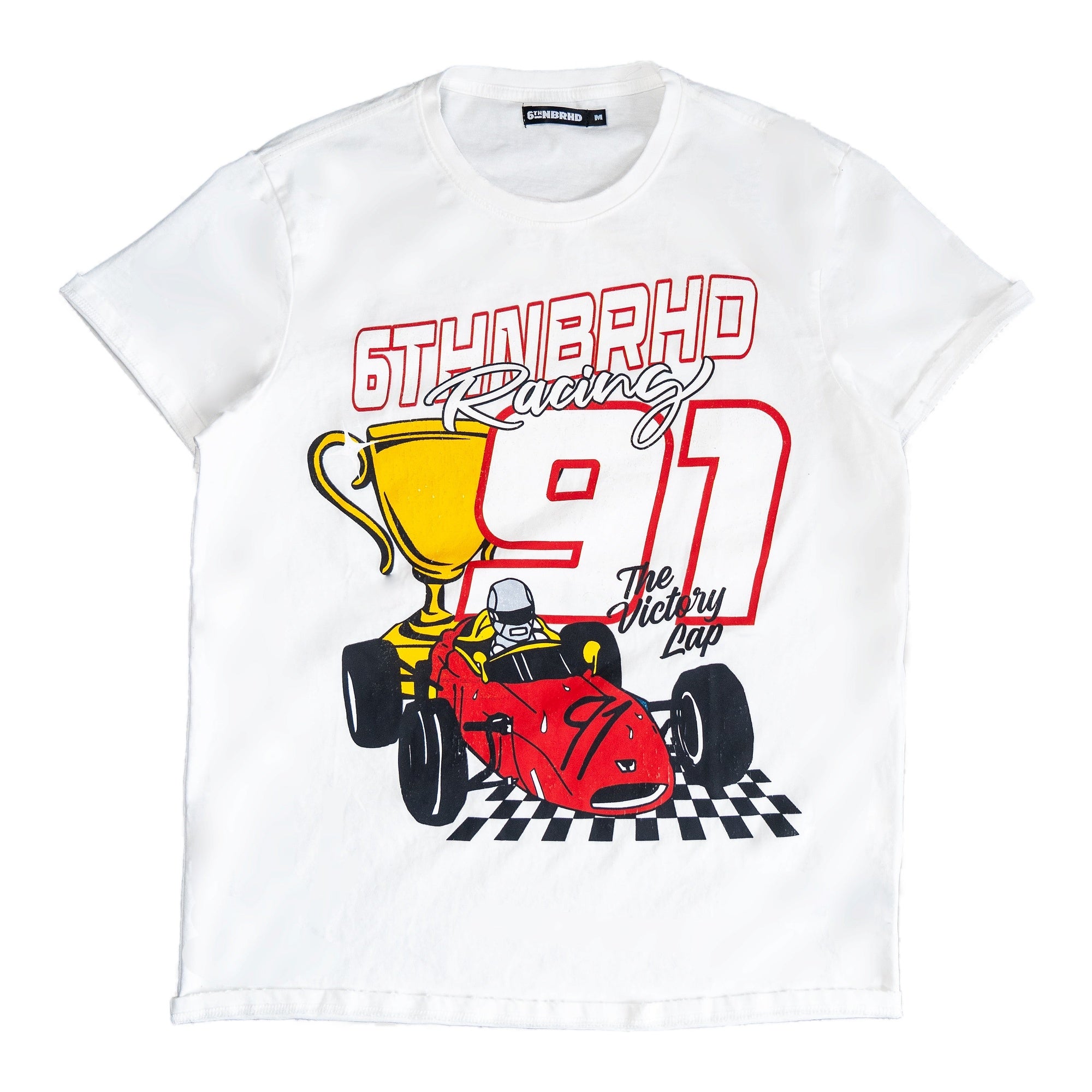 6Th Nbrhd Driven Men's T-Shirt - White