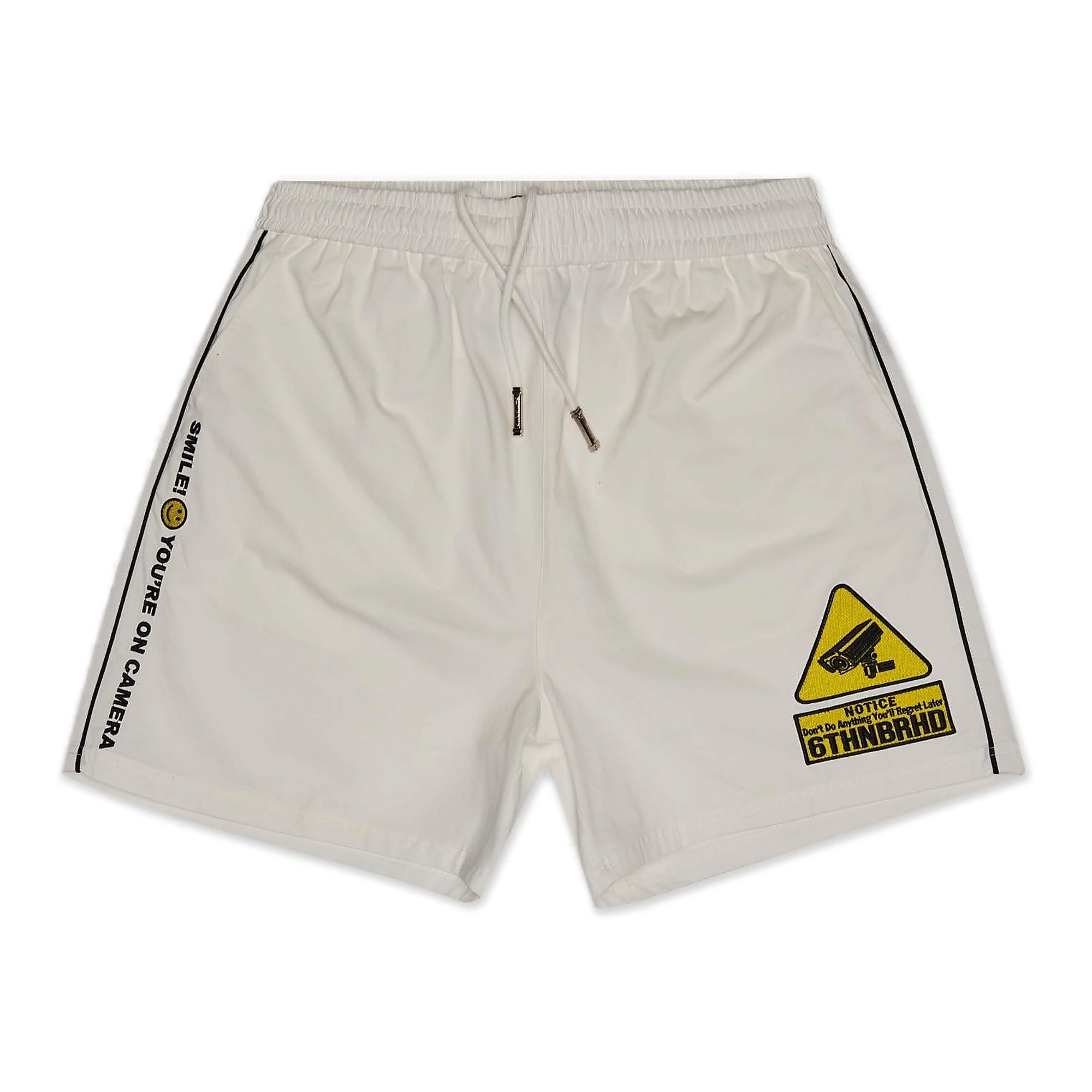 6Th Nbrhd Smile Bowling Shorts - White