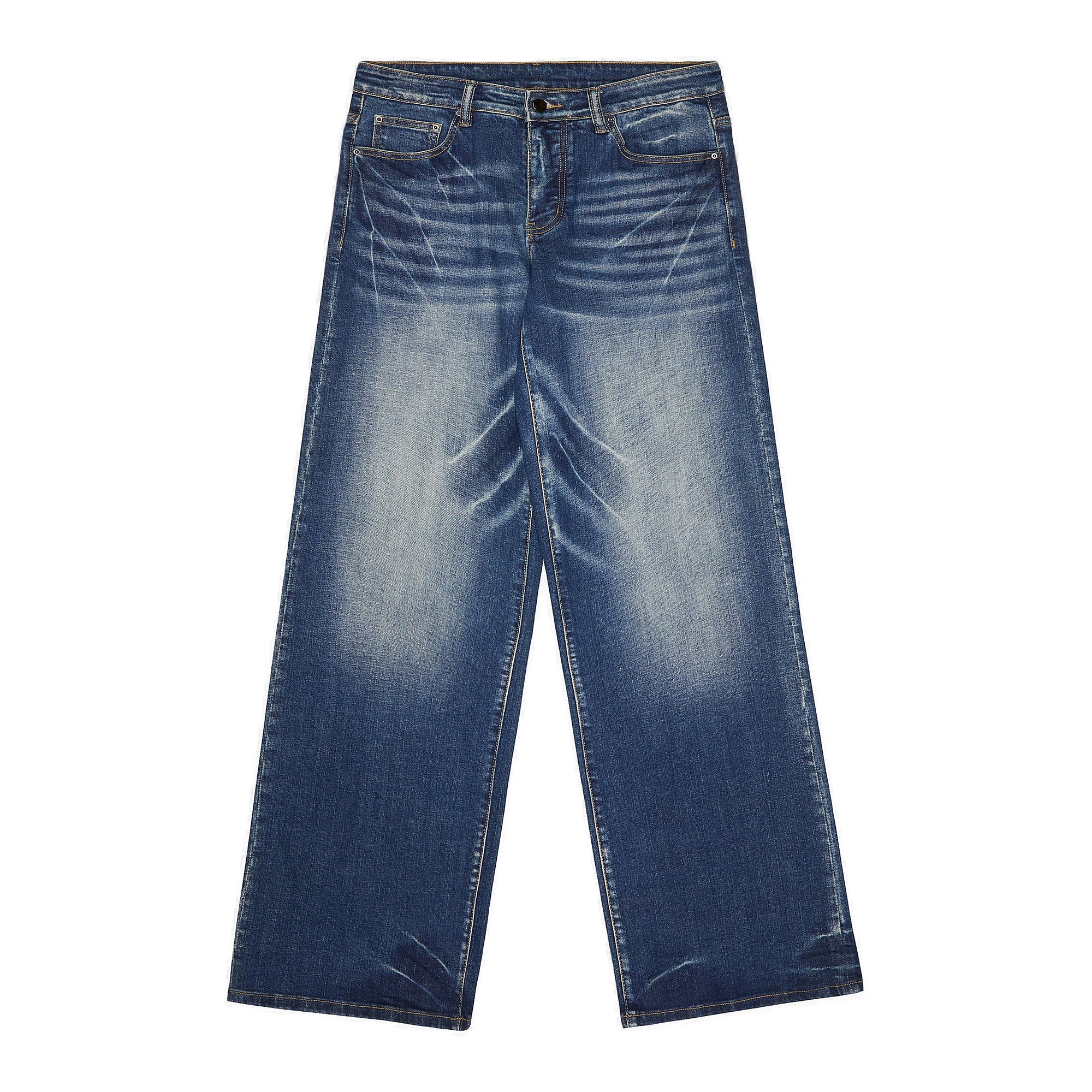 Silnt Chptrs Vintage Jeans - Baggy Fit Dark Blue Wash