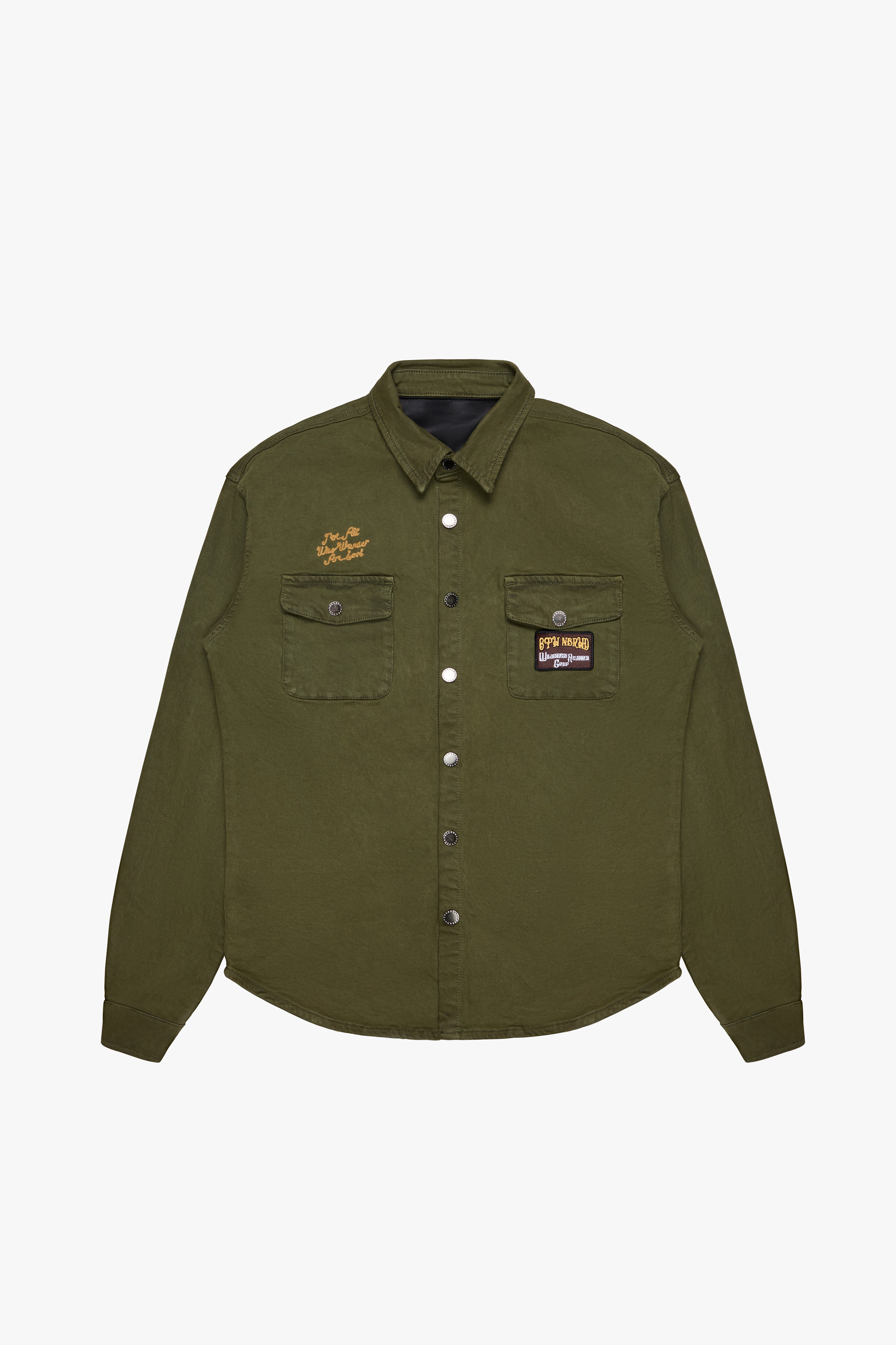 6Th Nbrhd Safari Men's Shirt - Olive