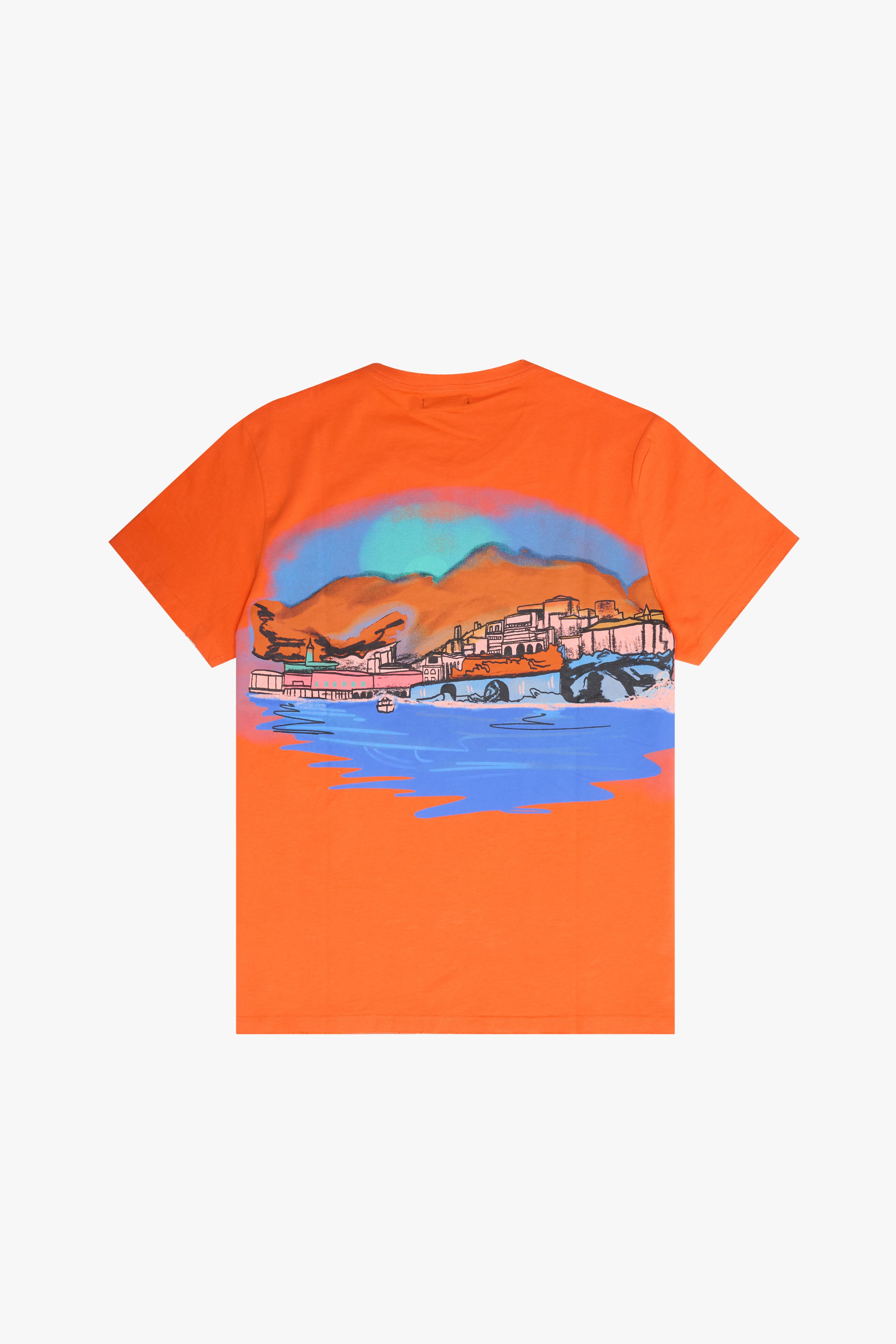 6Th Nbrhd Beach Club Men's T-Shirt - Orange