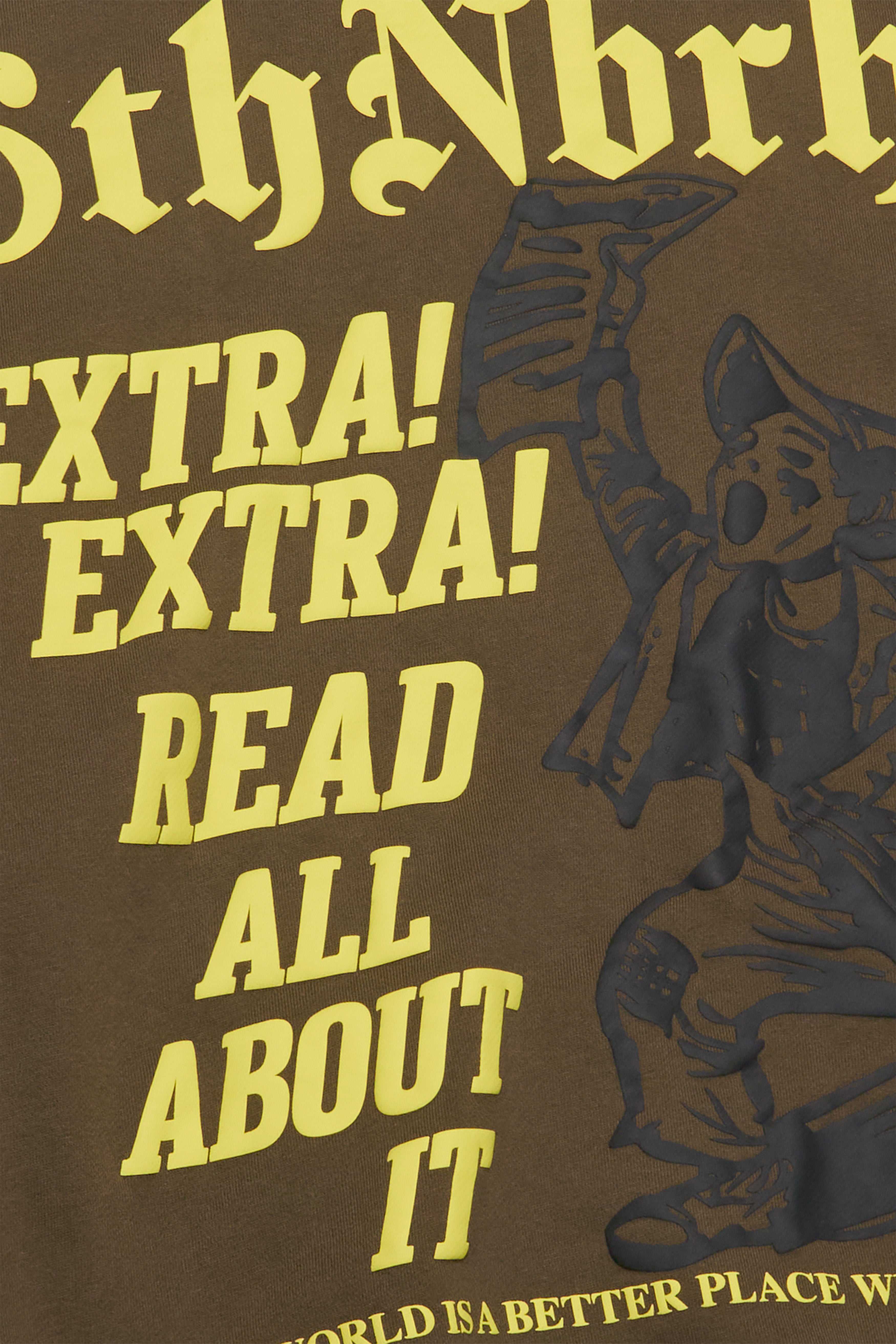 6Th Nbrhd Breaking News Men's Hoodie - Brown