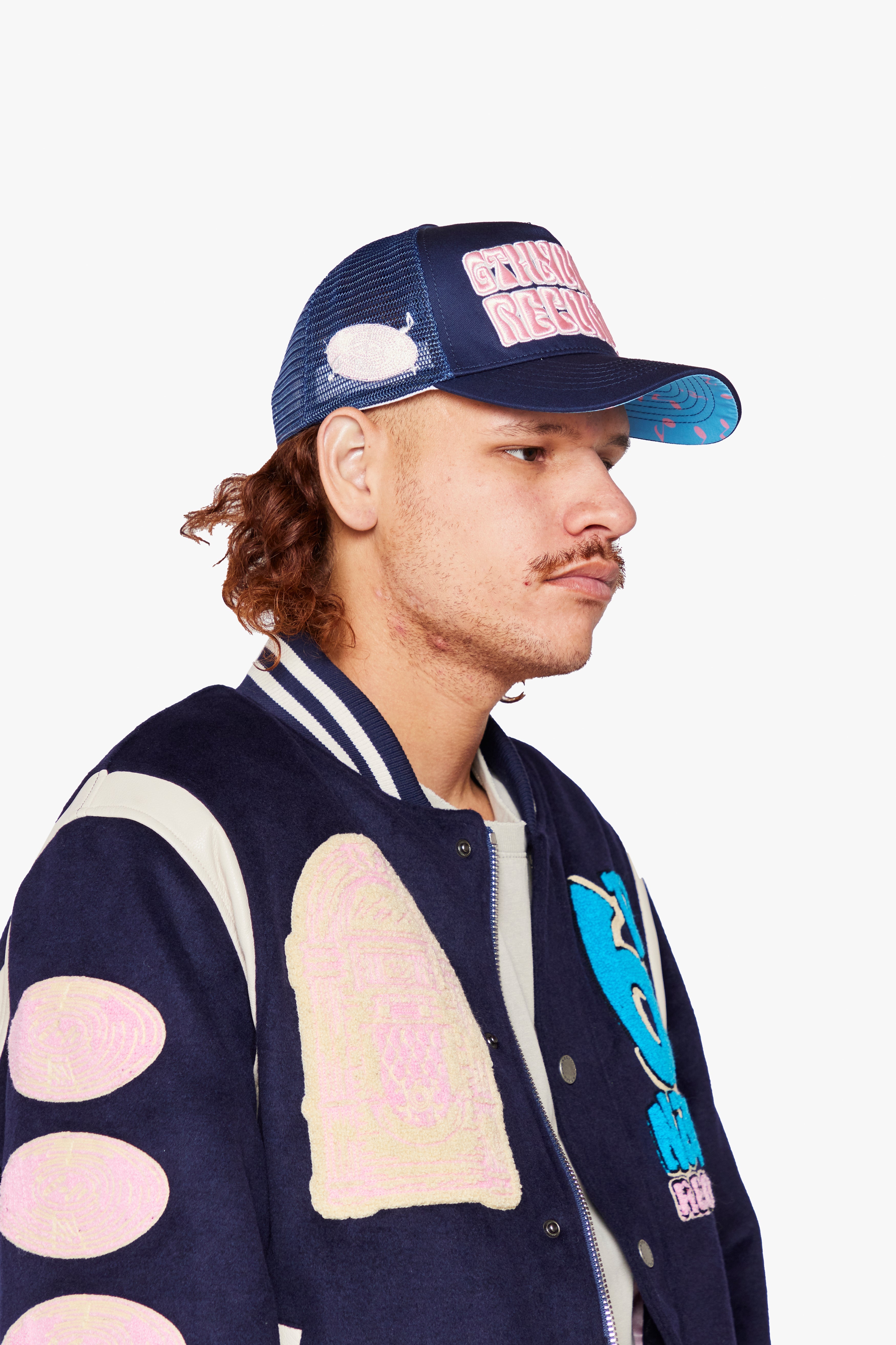 6Th Nbrhd Billboard Trucker Hat - Navy