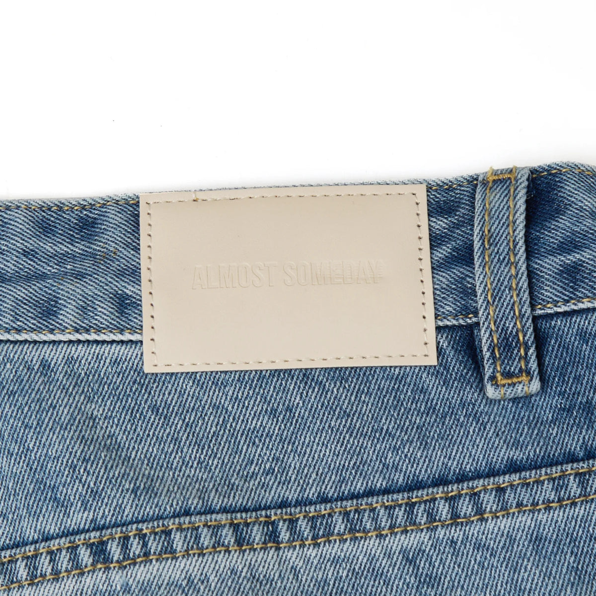 Almost Someday - Welcome Denim Jort - Blue Wash