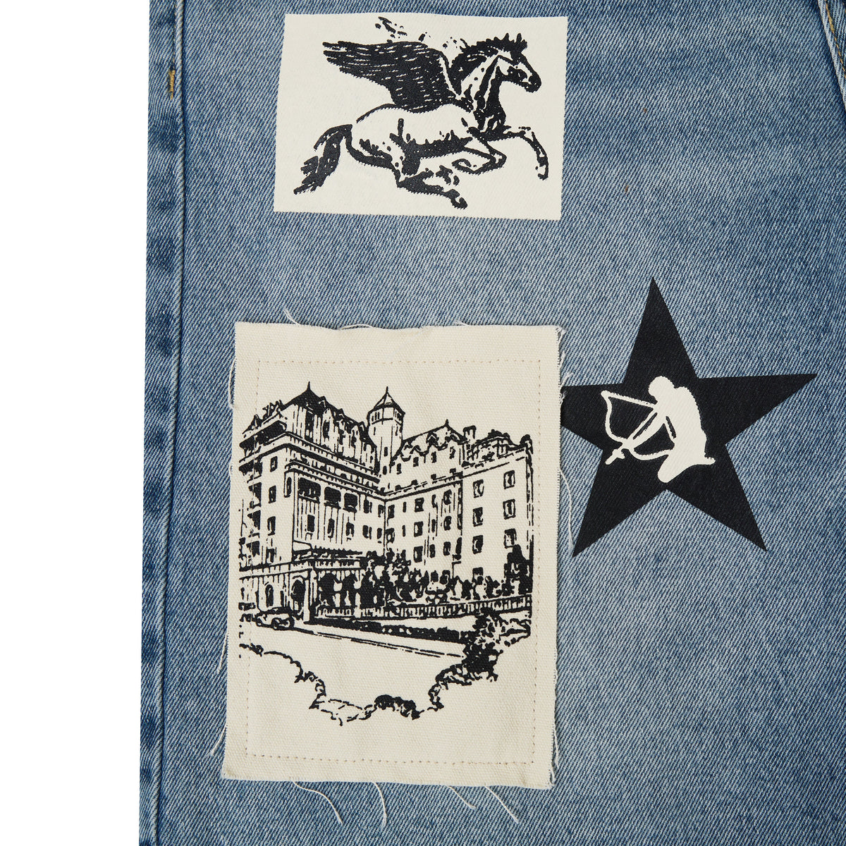 Almost Someday - Welcome Denim Jort - Blue Wash