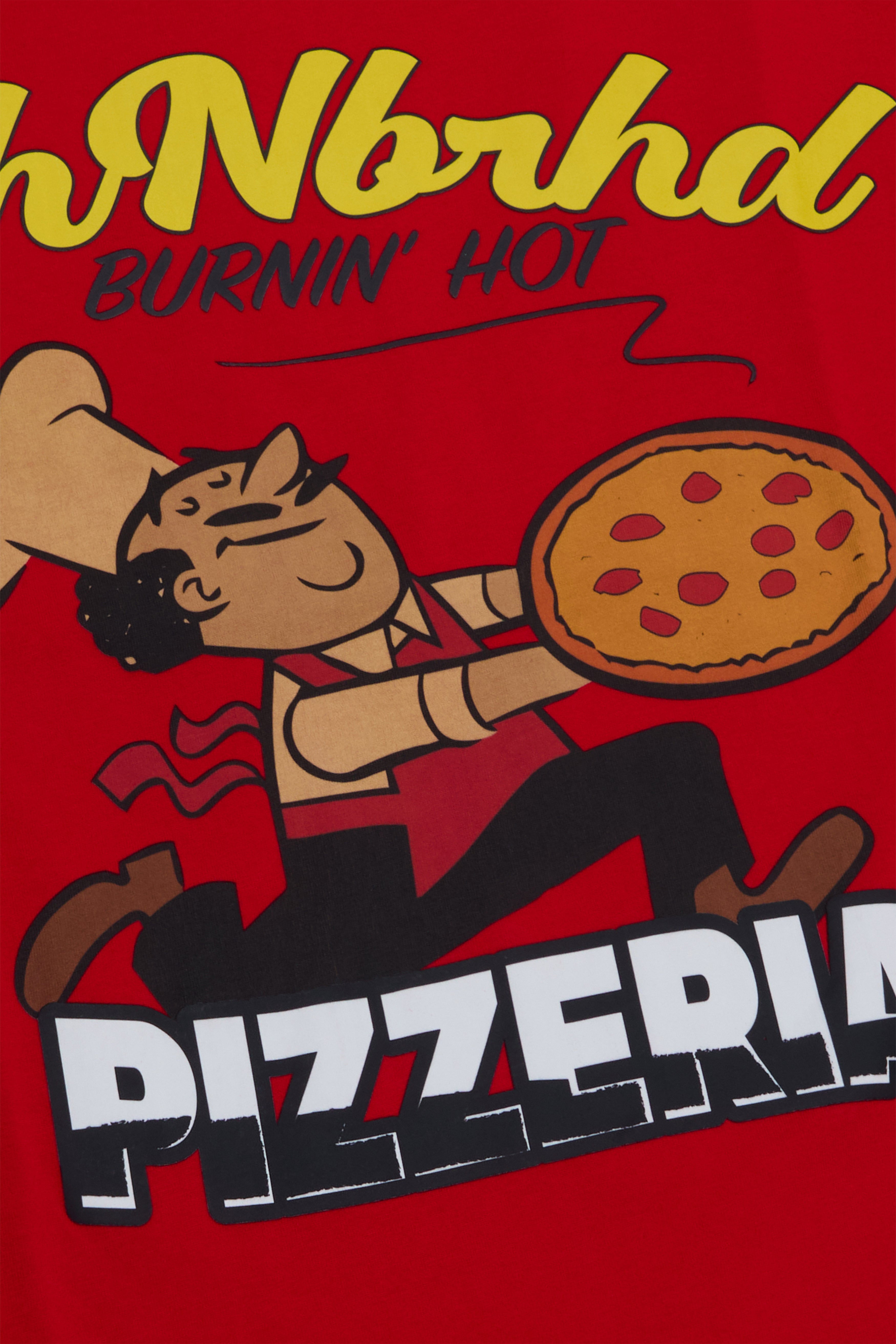 6Th Nbrhd Burning Hot Men's T-Shirt - Red