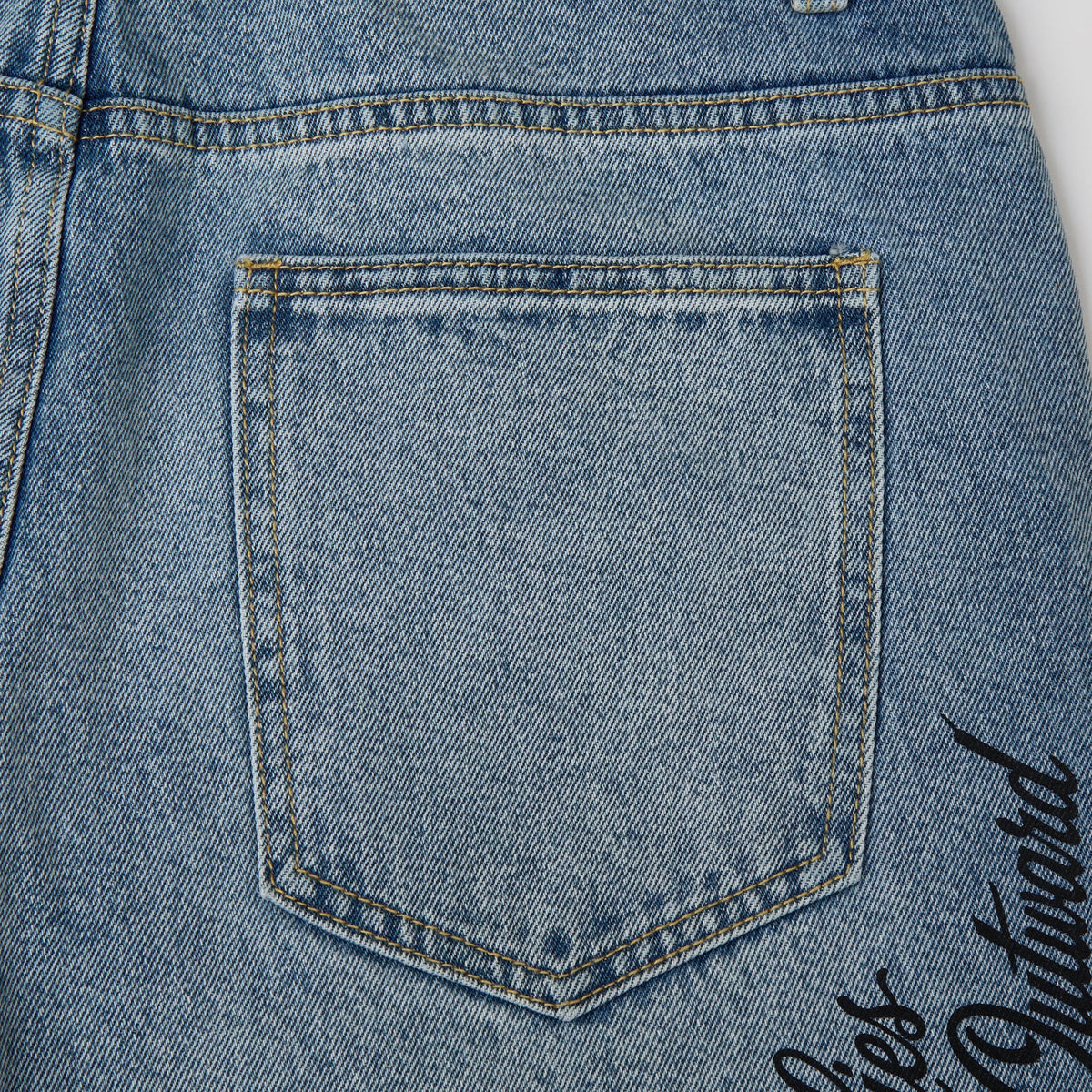 Almost Someday - Welcome Denim Jort - Blue Wash