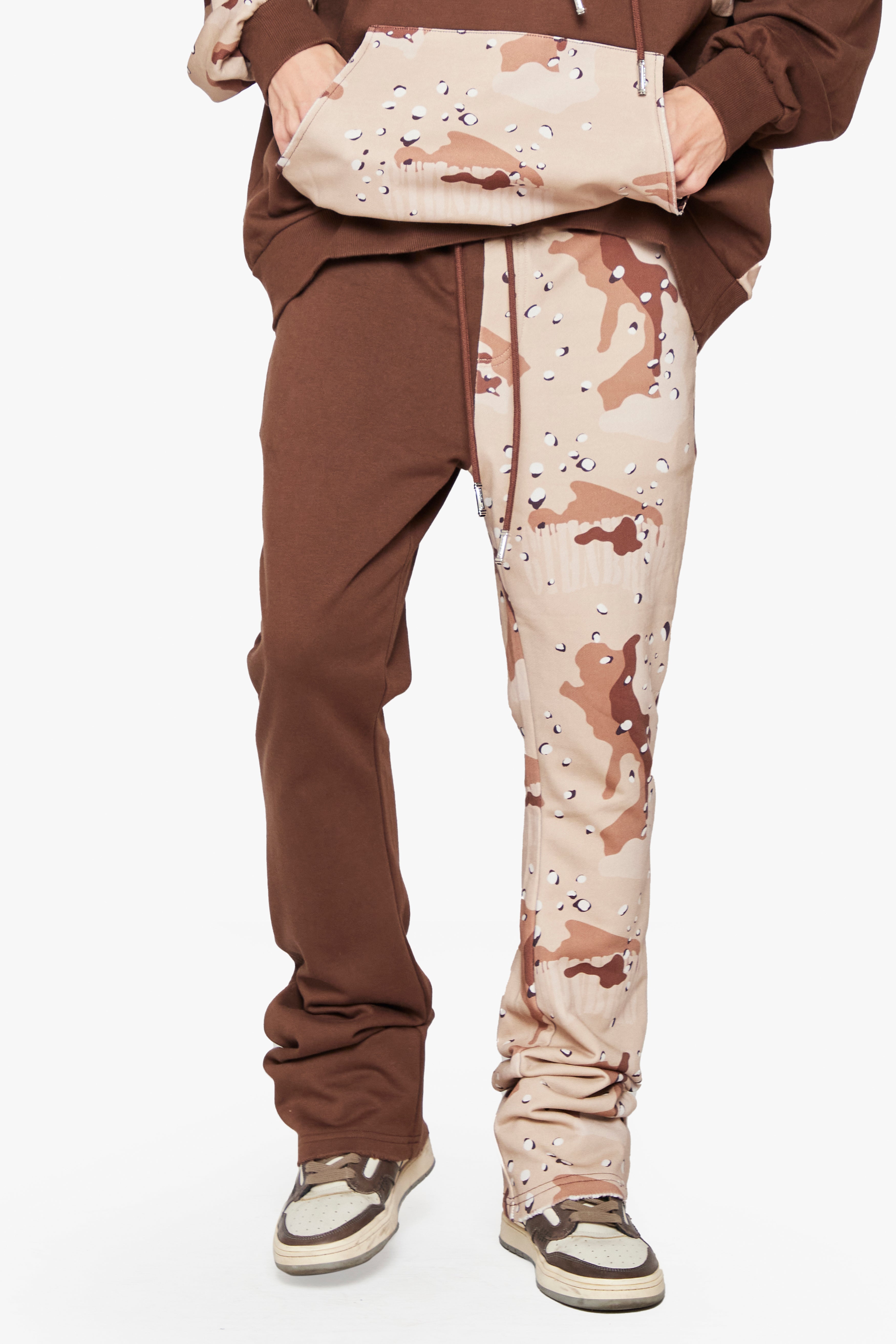 6Th Nbrhd Tank Men's Sweatpants - Brown