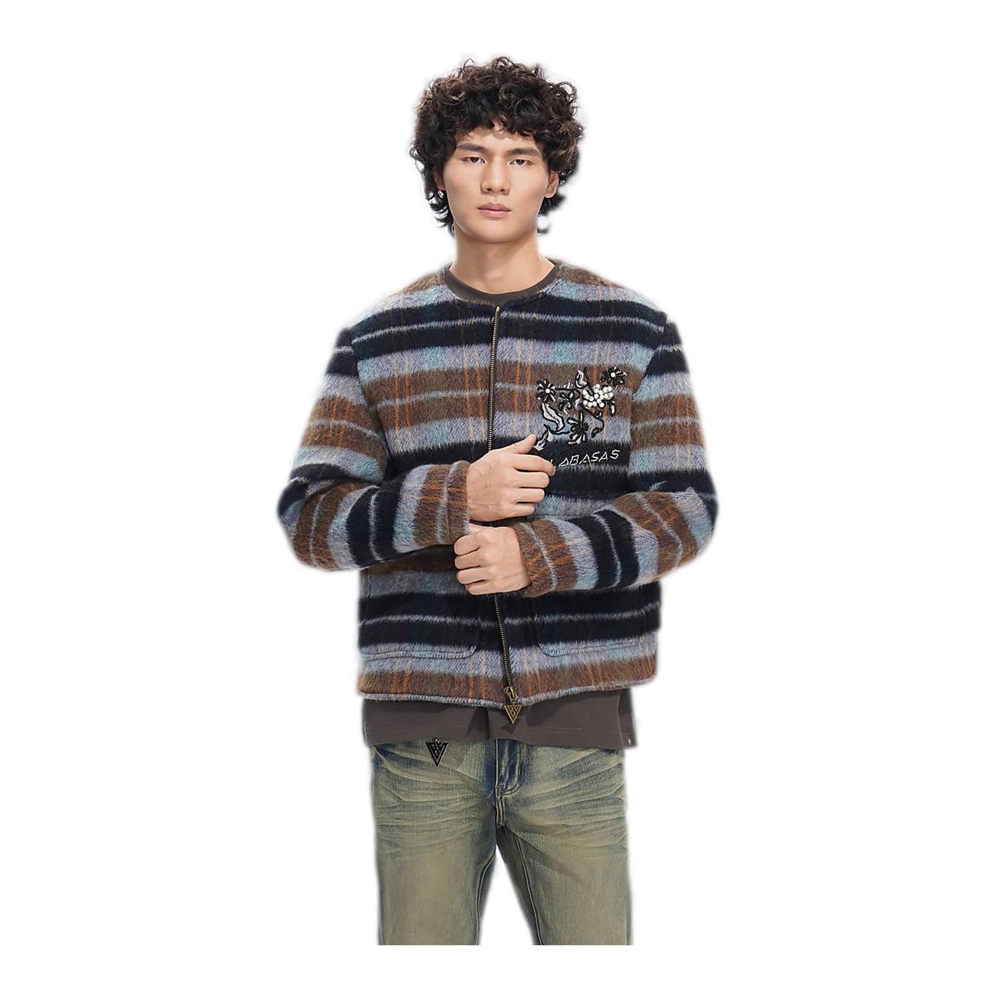 Valabasas Velour Jacket - Striped