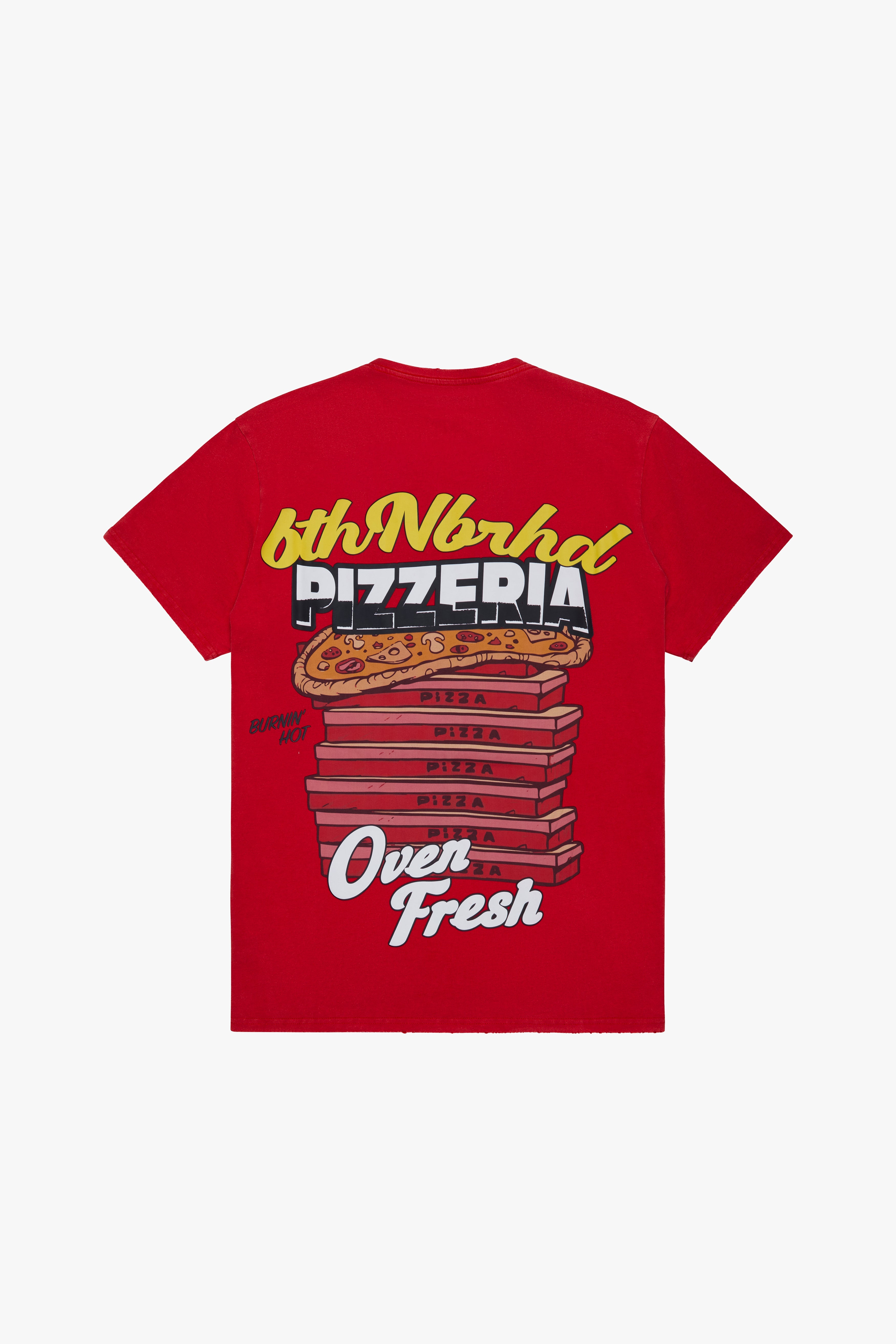 6Th Nbrhd Burning Hot Men's T-Shirt - Red