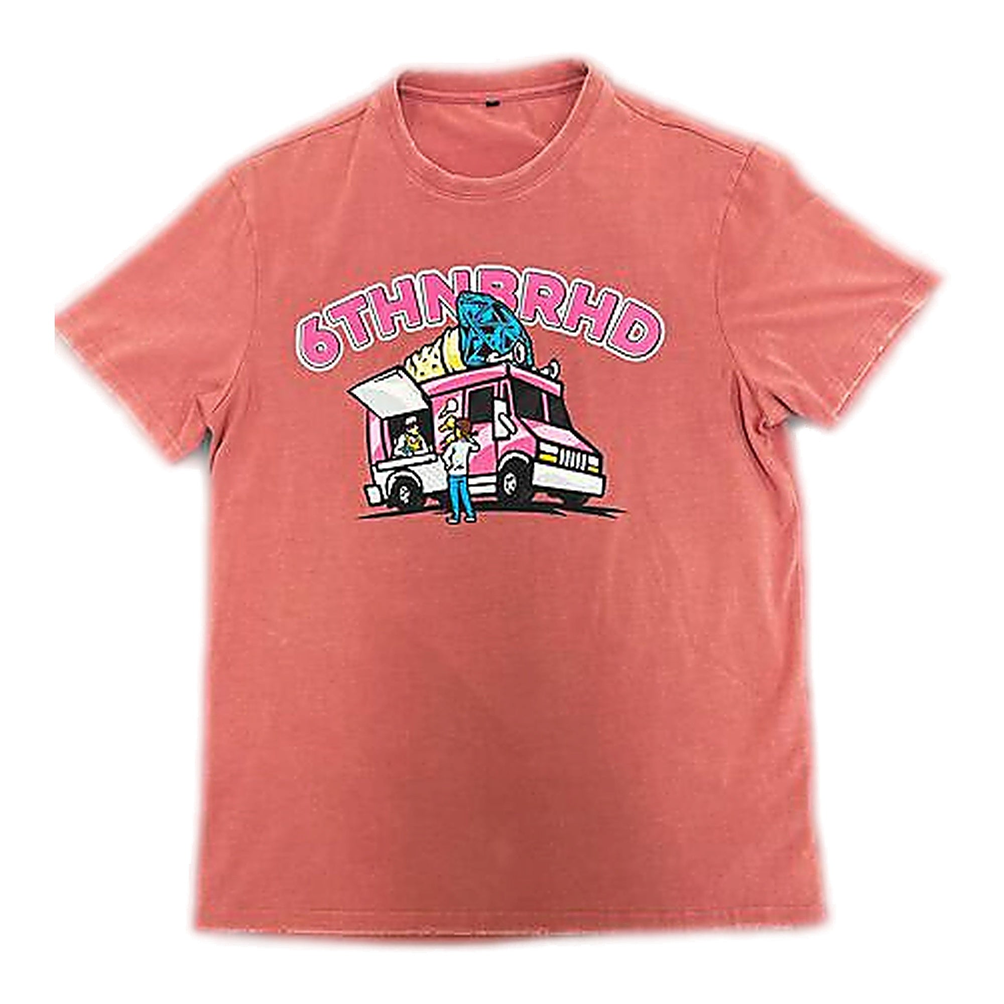 6Th Nbrhd "Ice Cream" T-Shirt - Graphic Print
