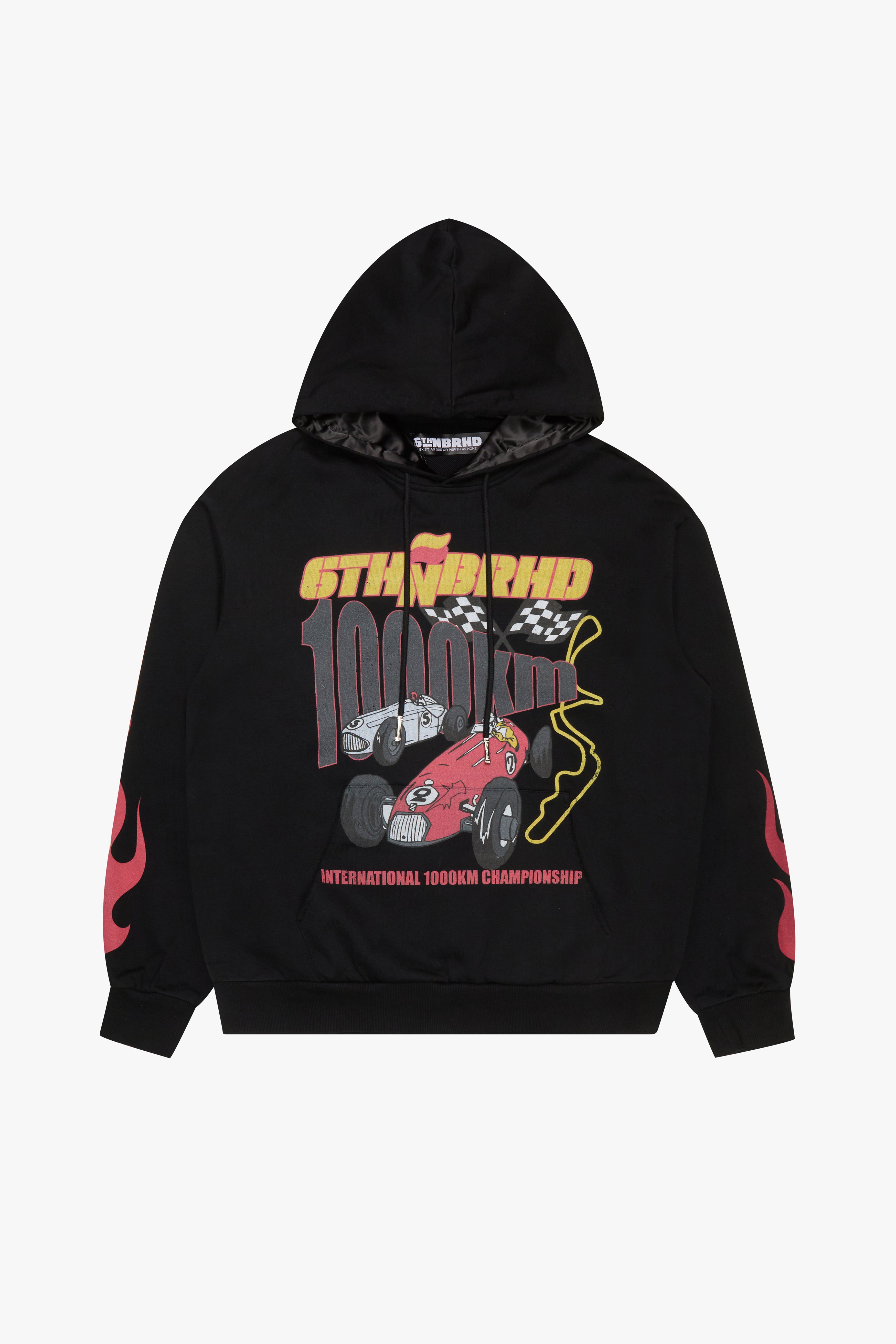 6Th Nbrhd First Place Men's Hoodie - Black
