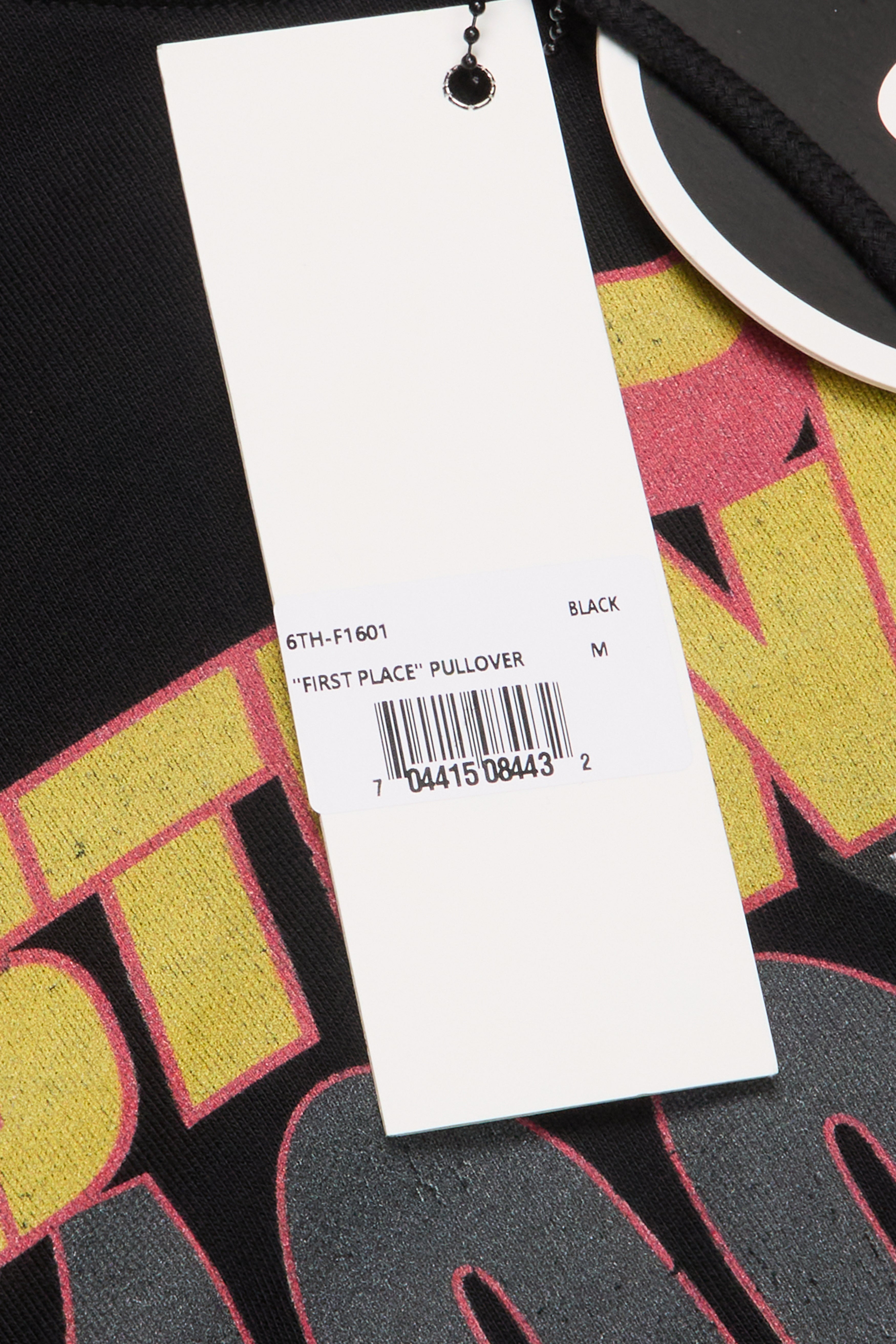 6Th Nbrhd First Place Men's Hoodie - Black