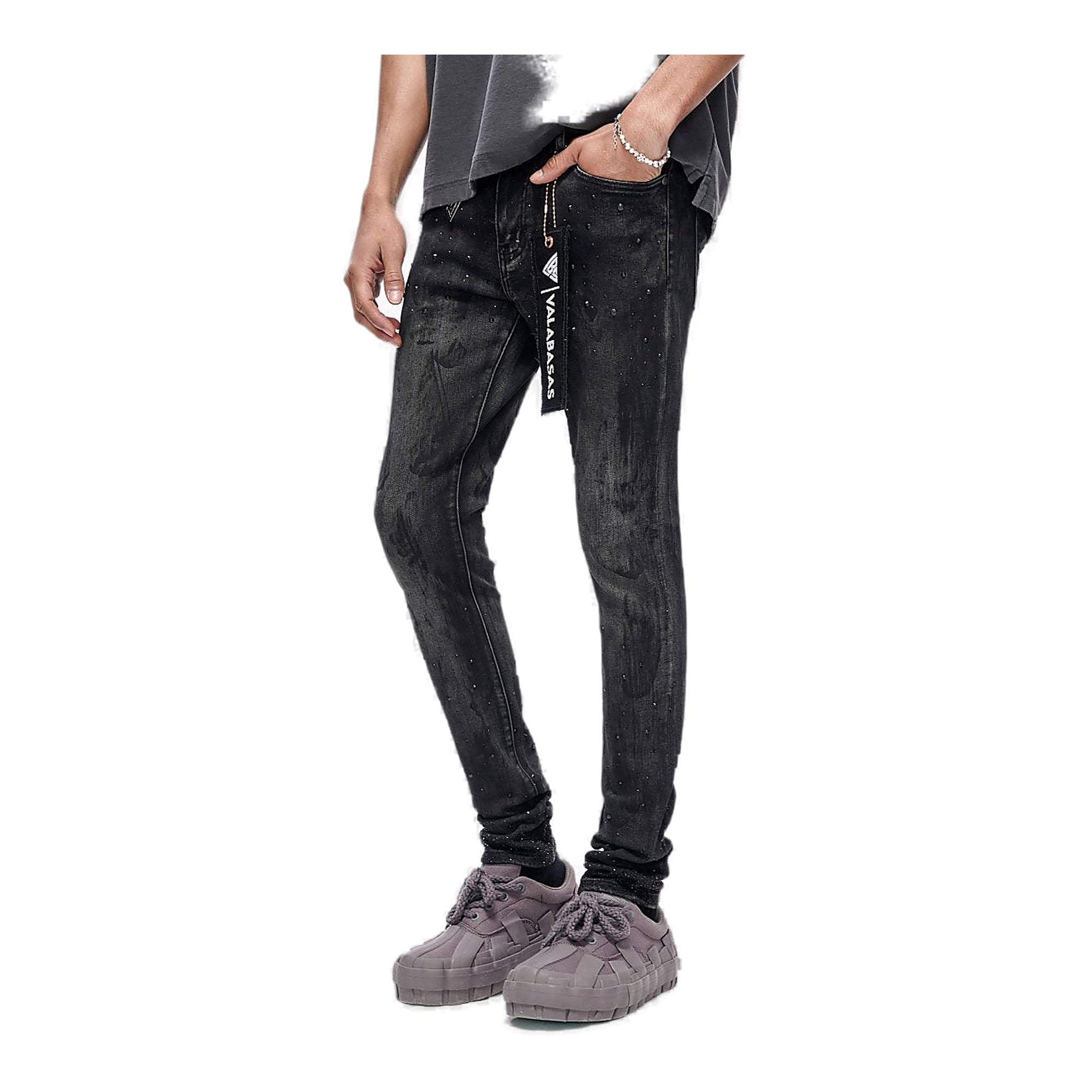 Valabasas Rhinestone Jeans - Skinny Fit