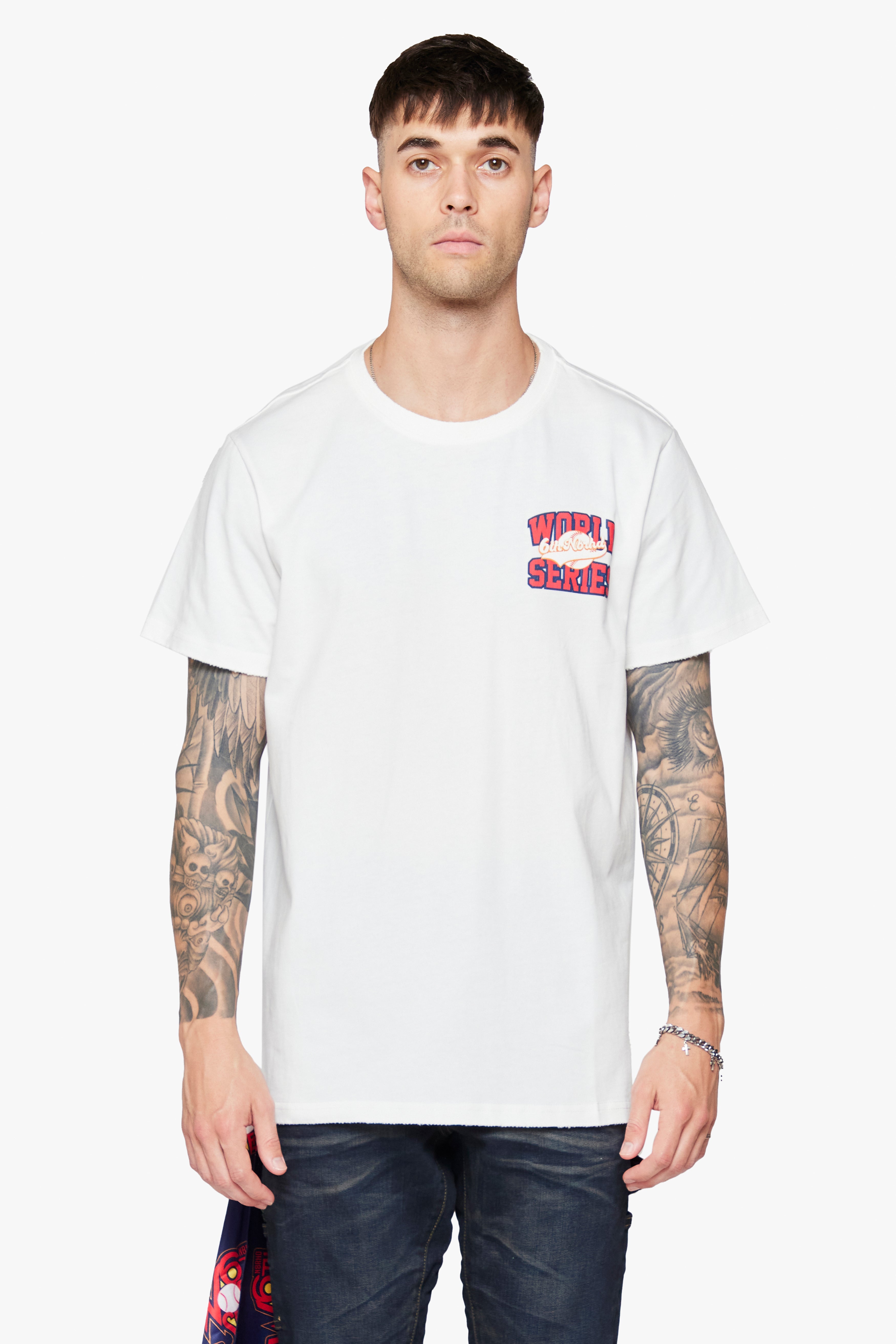 6Th Nbrhd Homerun Men's T-Shirt - White