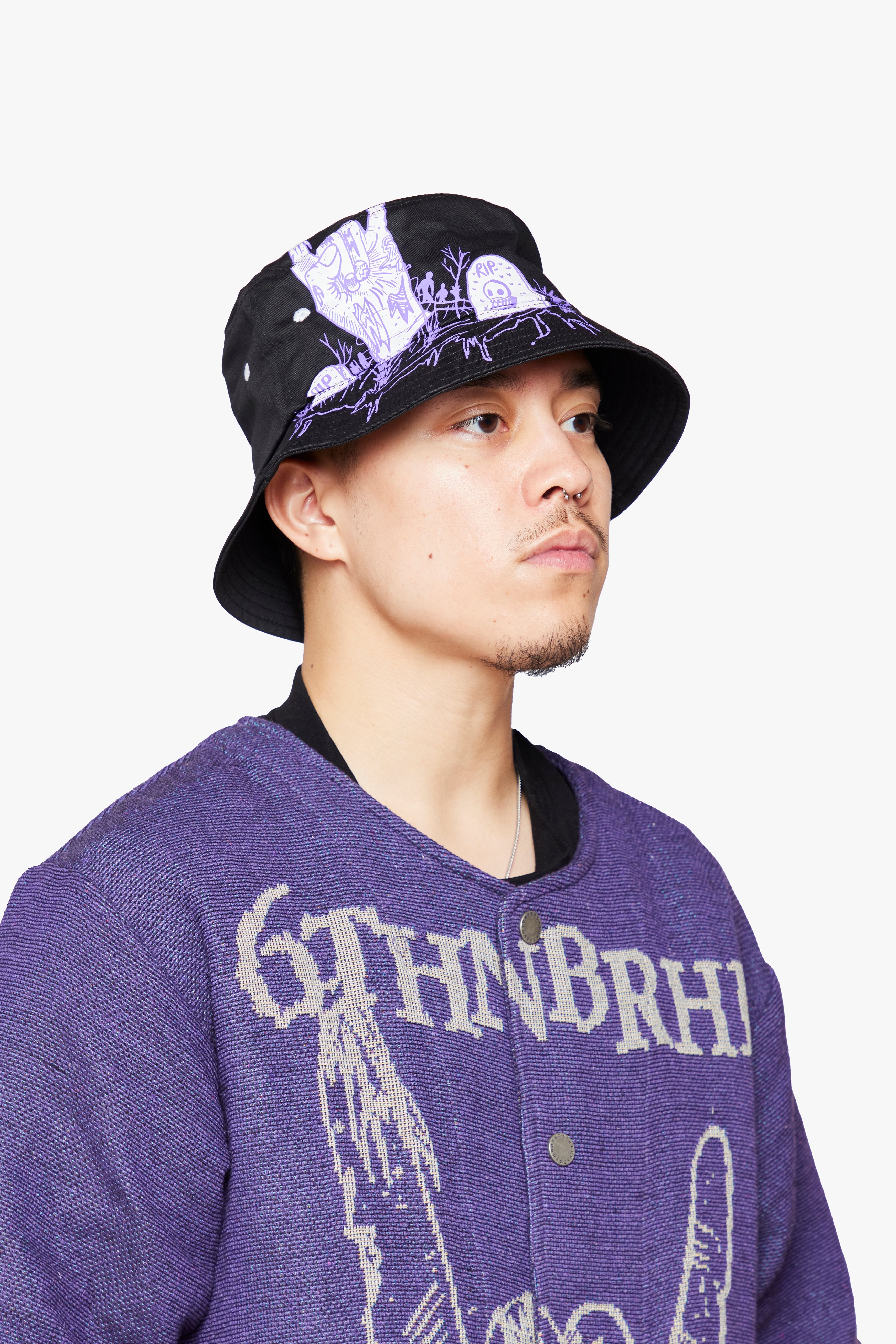 6Thneighborhood Tombstone Bucket Hat - Embroidered