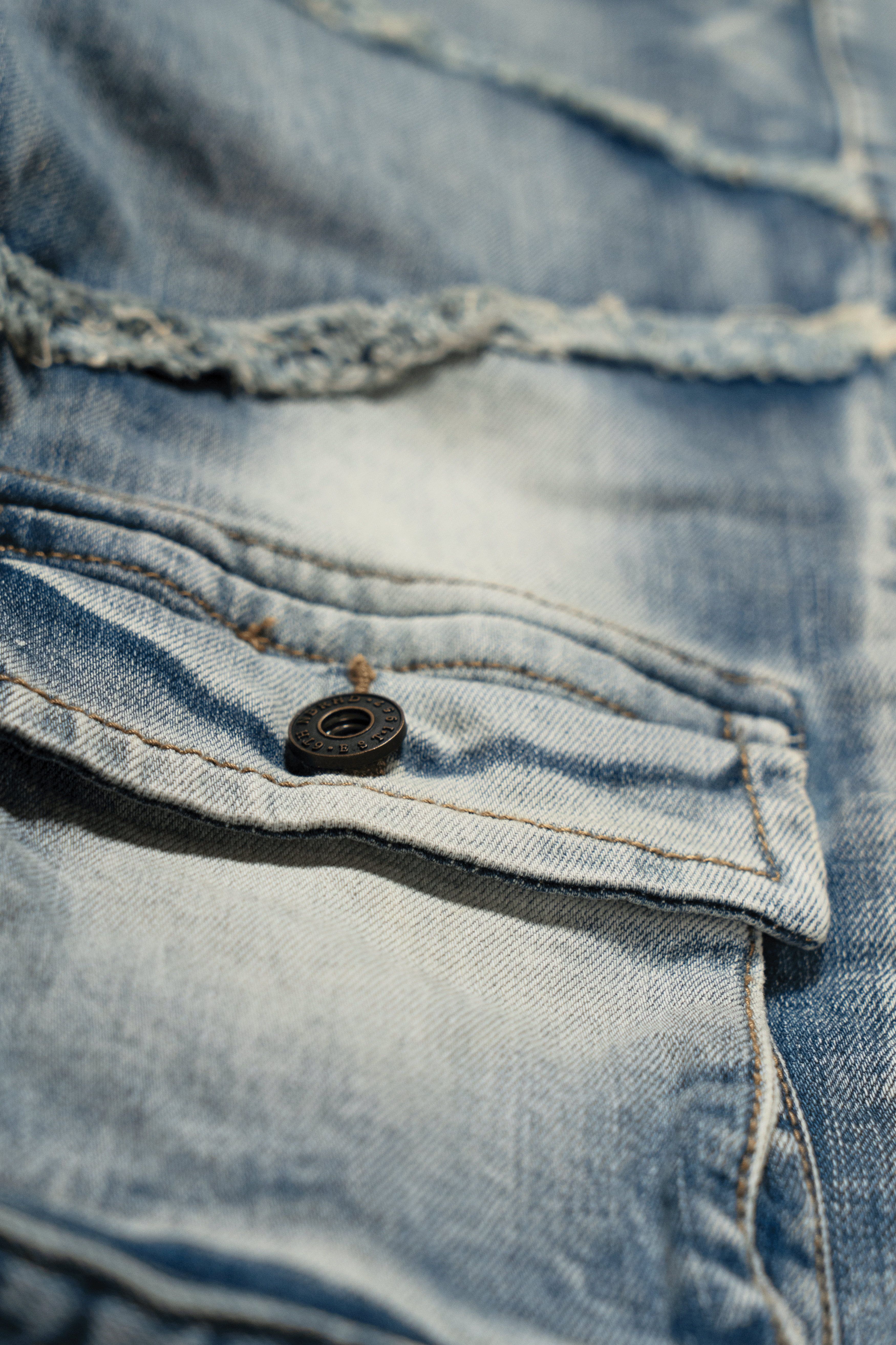 6Th Nbrhd Immortal Men's Jeans - Distressed Wash